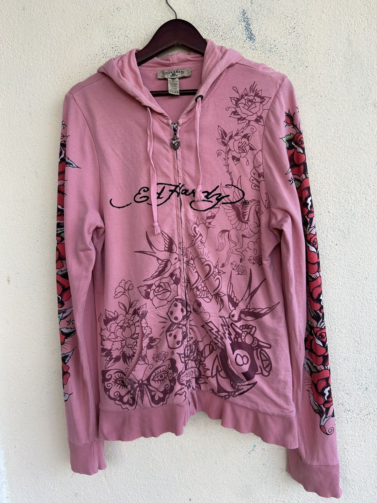 Ed Hardy Ed Hardy Zip Up Hoodie Size M / US 6-8 / IT 42-44 - 1 Thumbnail