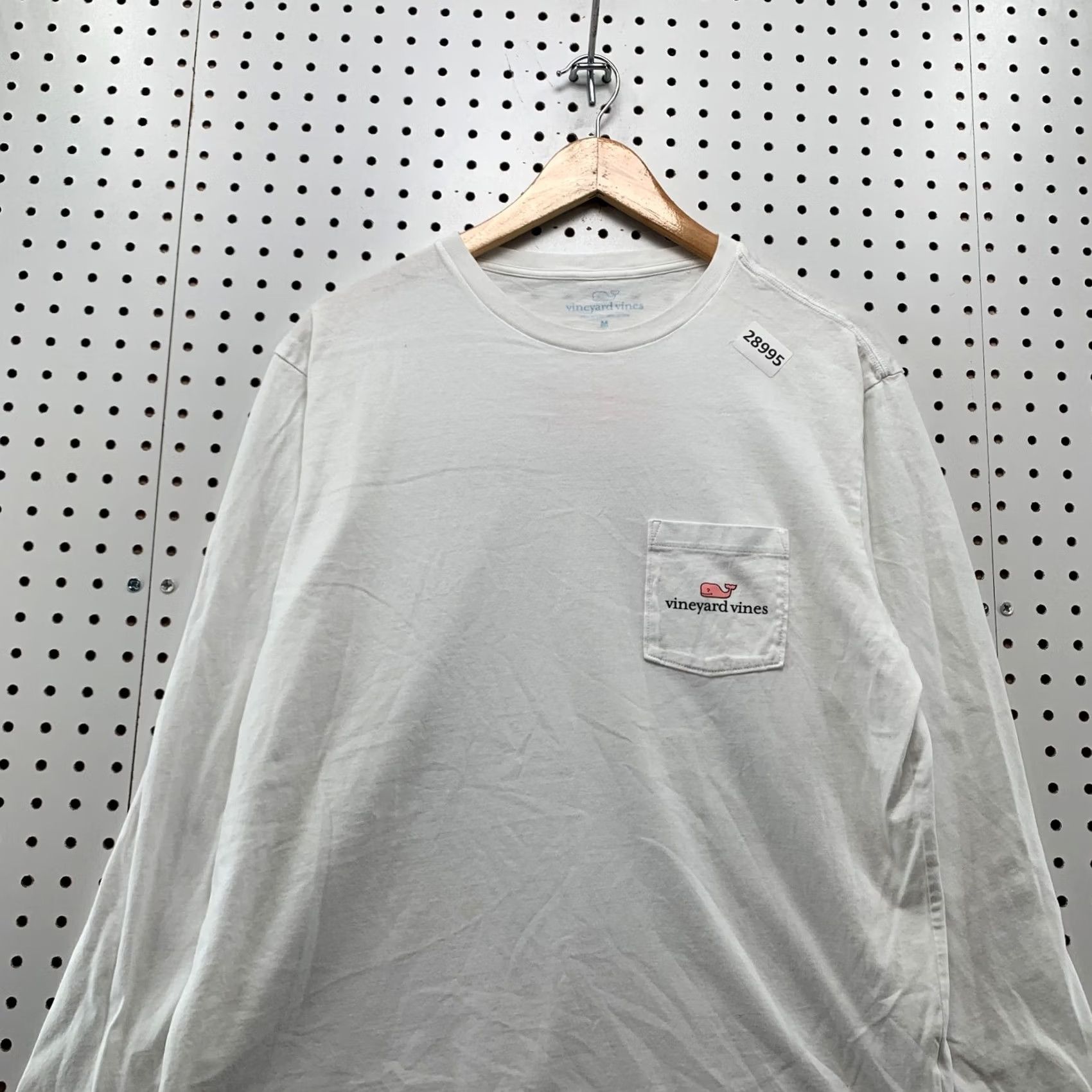 Vineyard Vines VINEYARD VINES Pocket Shirt Mens M Long Sleeve White Pink Whale Shirt Size US M / EU 48-50 / 2 - 6 Thumbnail