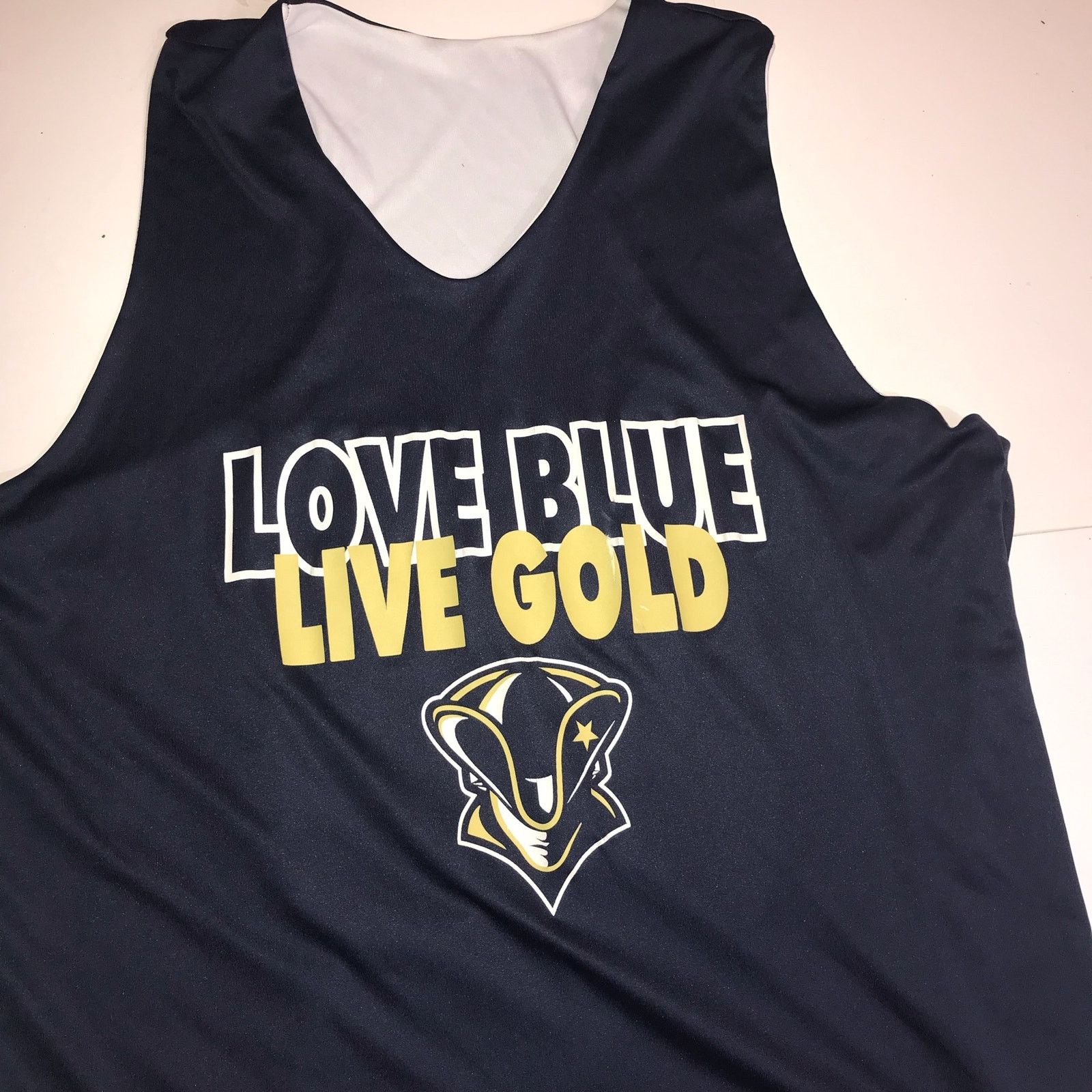 Alleson Athletics ALLESON ATHLETIC Tank Top Women's XL Blue & Gold Size XL / US 12-14 / IT 48-50 - 2 Thumbnail