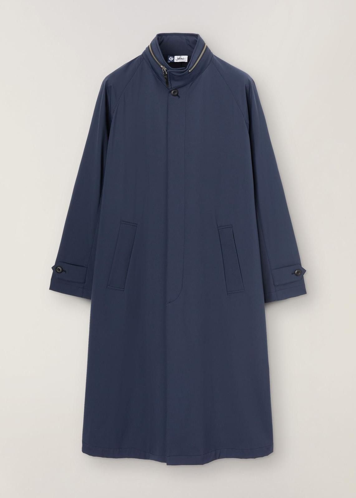 Loro Piana o1srvl11e0824 Trench Windbe Coat in Navy Blue Size L / US 10 / IT 46 - 1 Thumbnail