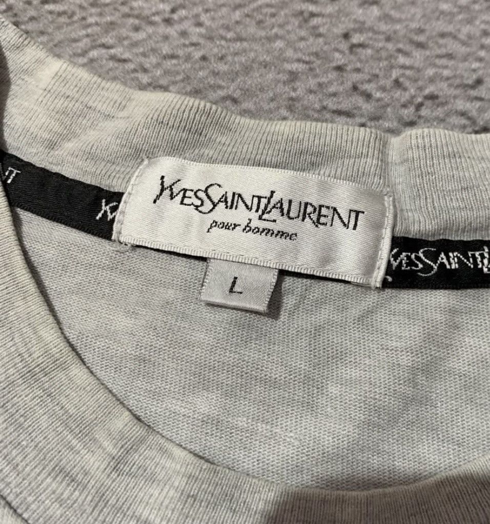 Yves Saint Laurent Vintage ‼️ Yves Saint Laurent Pour Homme Pocket Tee Size US L / EU 52-54 / 3 - 2 Thumbnail