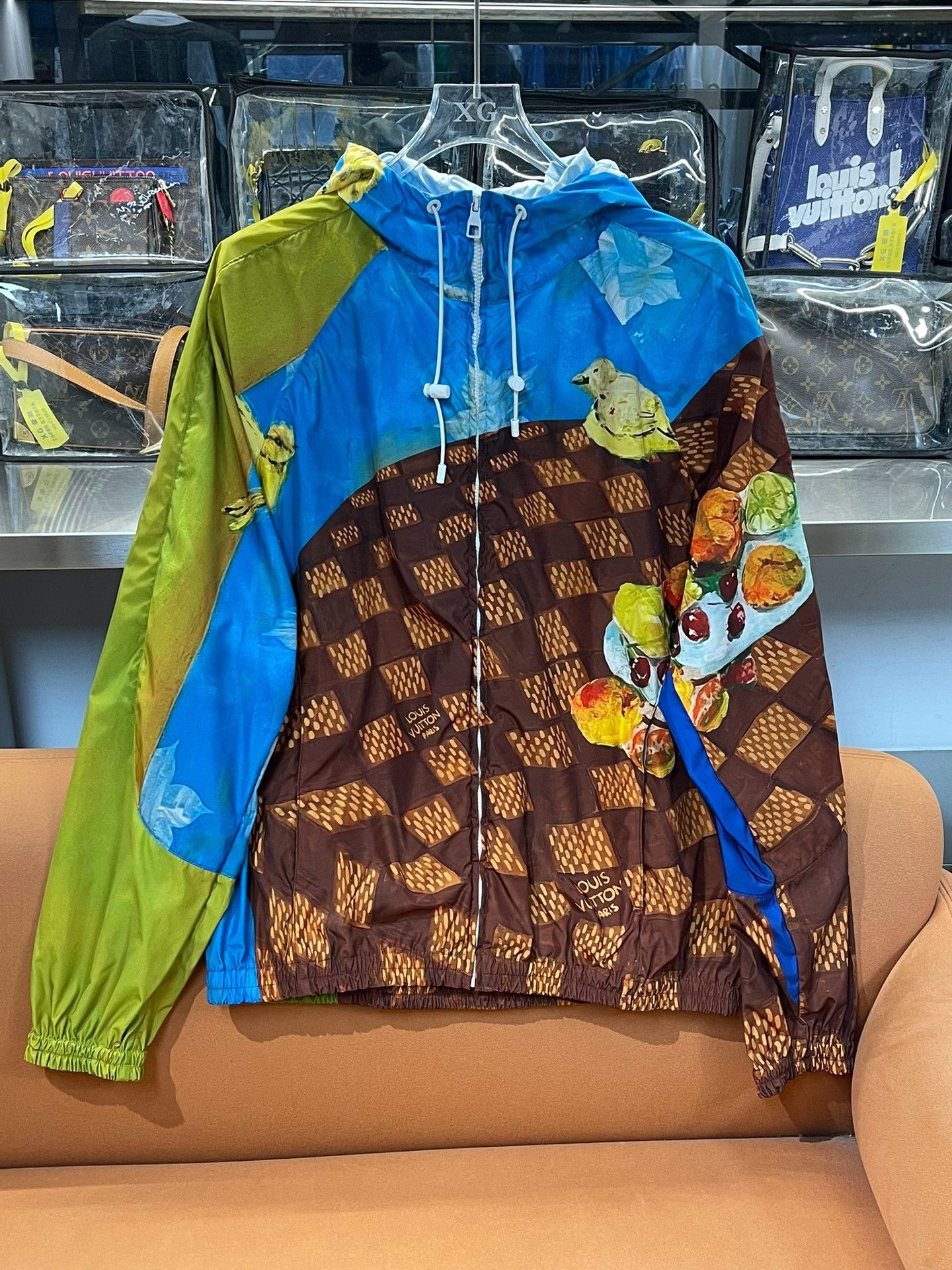 Louis Vuitton Louis Vuitton FW23 Printed Zip Windbreaker Men's Size US M / EU 48-50 / 2 - 1 Thumbnail