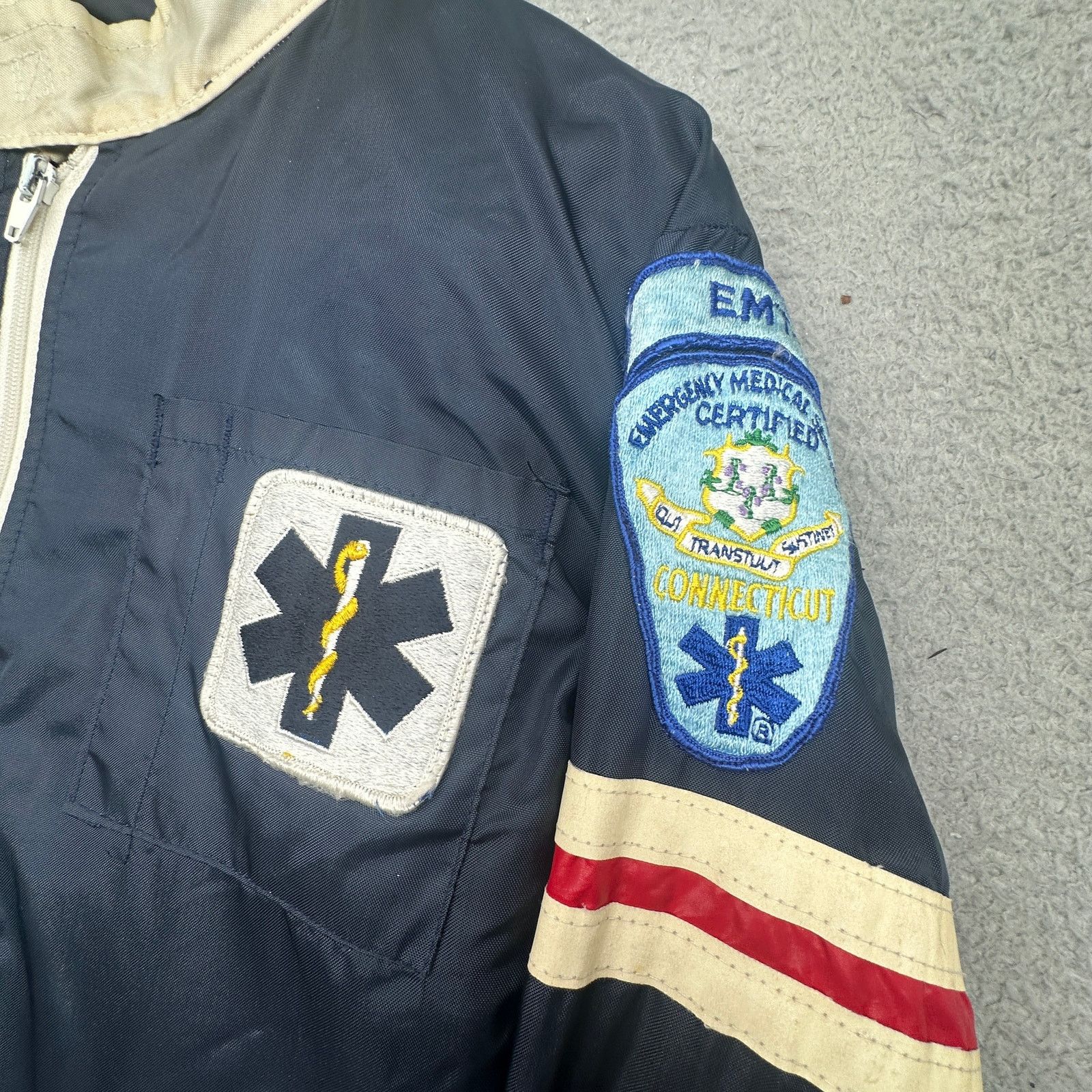Other VTG 70 DynaMed EMT Jacket Small Navy Patches Lined Removable Size US S / EU 44-46 / 1 - 11 Thumbnail