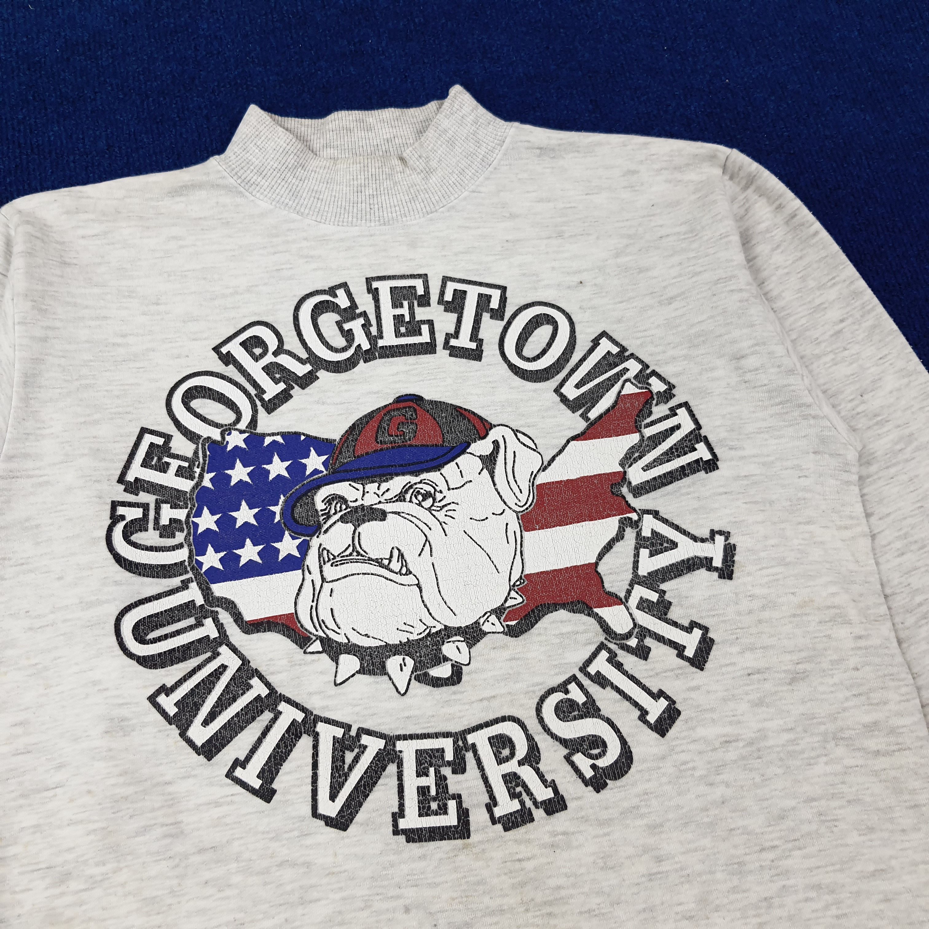Vintage Vintage Georgetown University U.S. College Sweatshirt C215N8 Size US S / EU 44-46 / 1 - 2 Thumbnail
