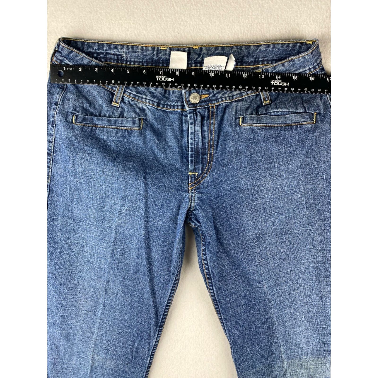 Lucky Brand Lucky Brand Jeans Womens 14/32 Blue Bootcut Denim Dark Wash USA Made Pants Size 36" / US 14 / IT 50 - 2 Thumbnail