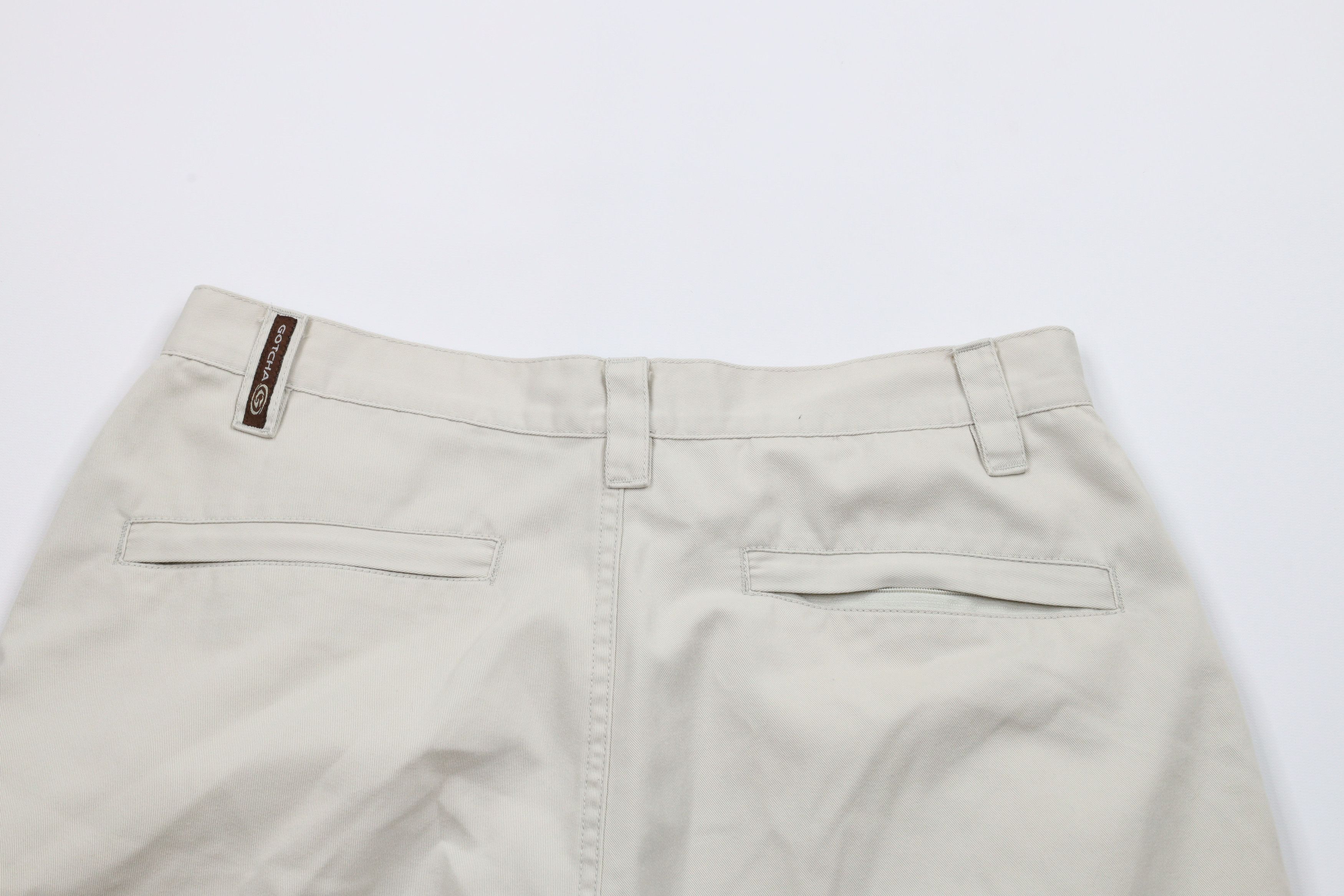 Gotcha × Vintage Vintage 90s Gotcha Surfing Baggy Fit Cargo Shorts Beige Size US 34 / EU 50 - 11 Thumbnail