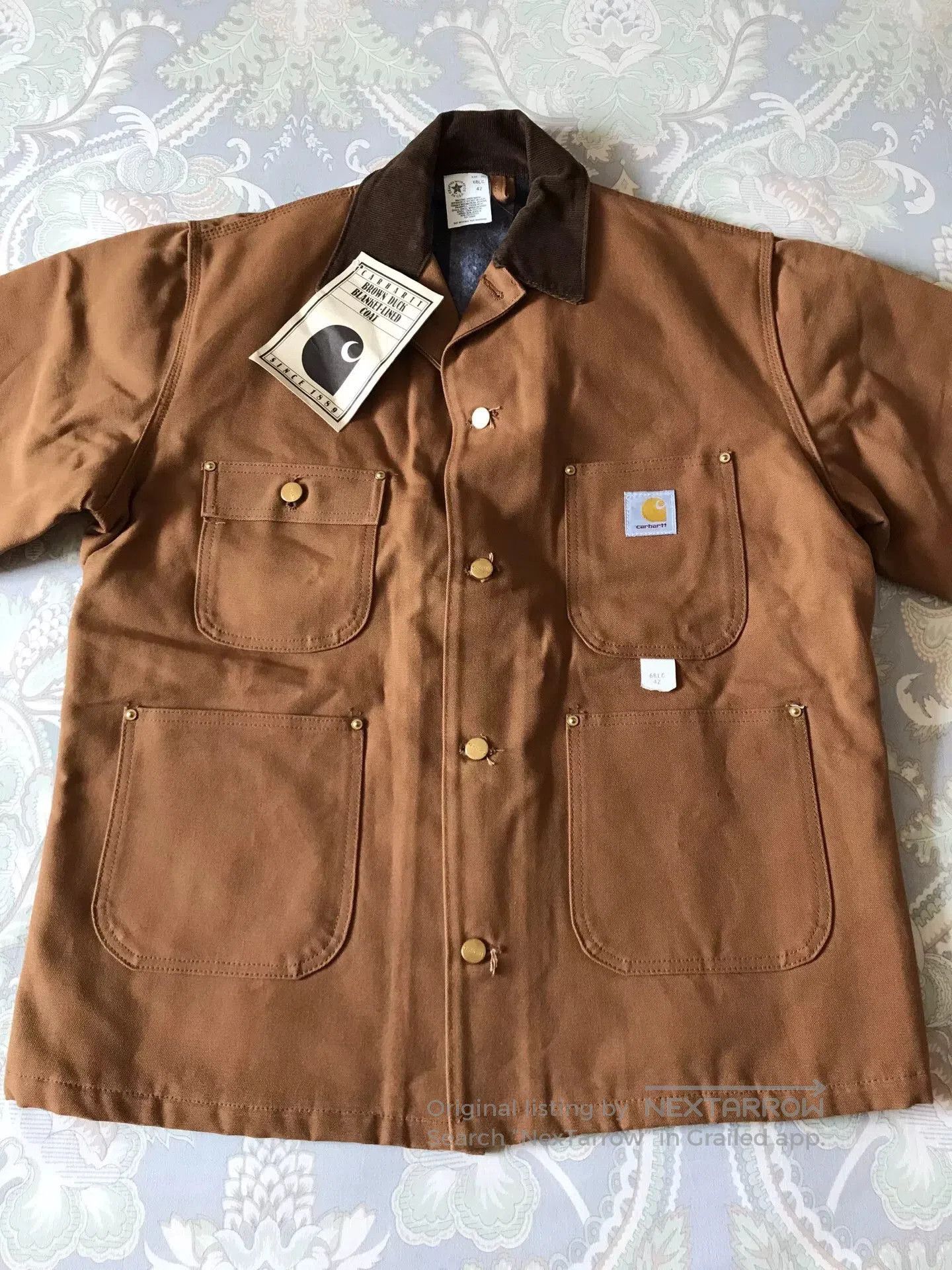 Carhartt 80s Carhartt 6BLC Brown Canvas Jacket. Size US XS / EU 42 / 0 - 4 Thumbnail