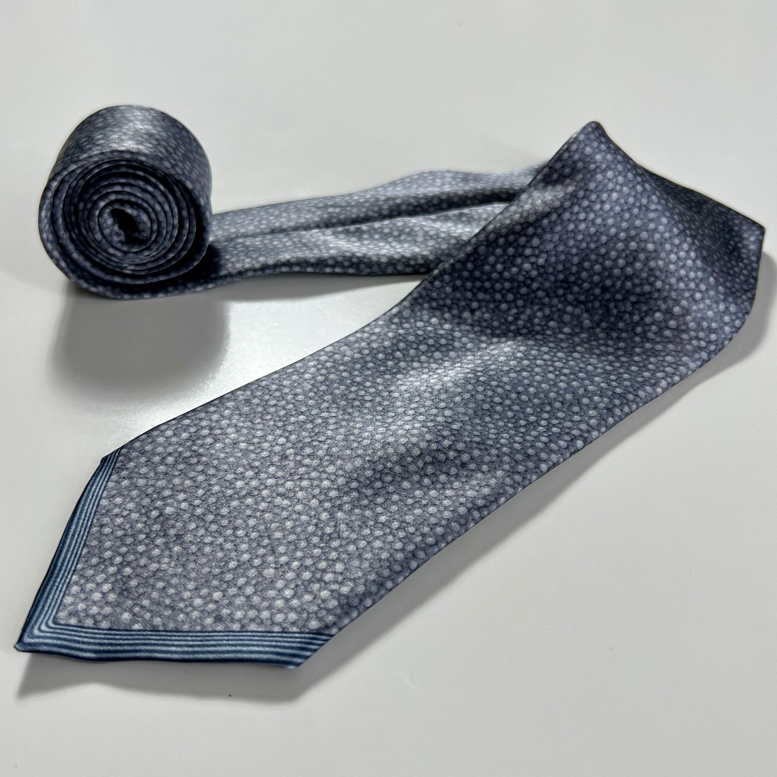 Gianfranco Ferre Gianfranco Ferre Men's Made In Italy Gray 100% Silk Necktie Size ONE SIZE - 1 Thumbnail