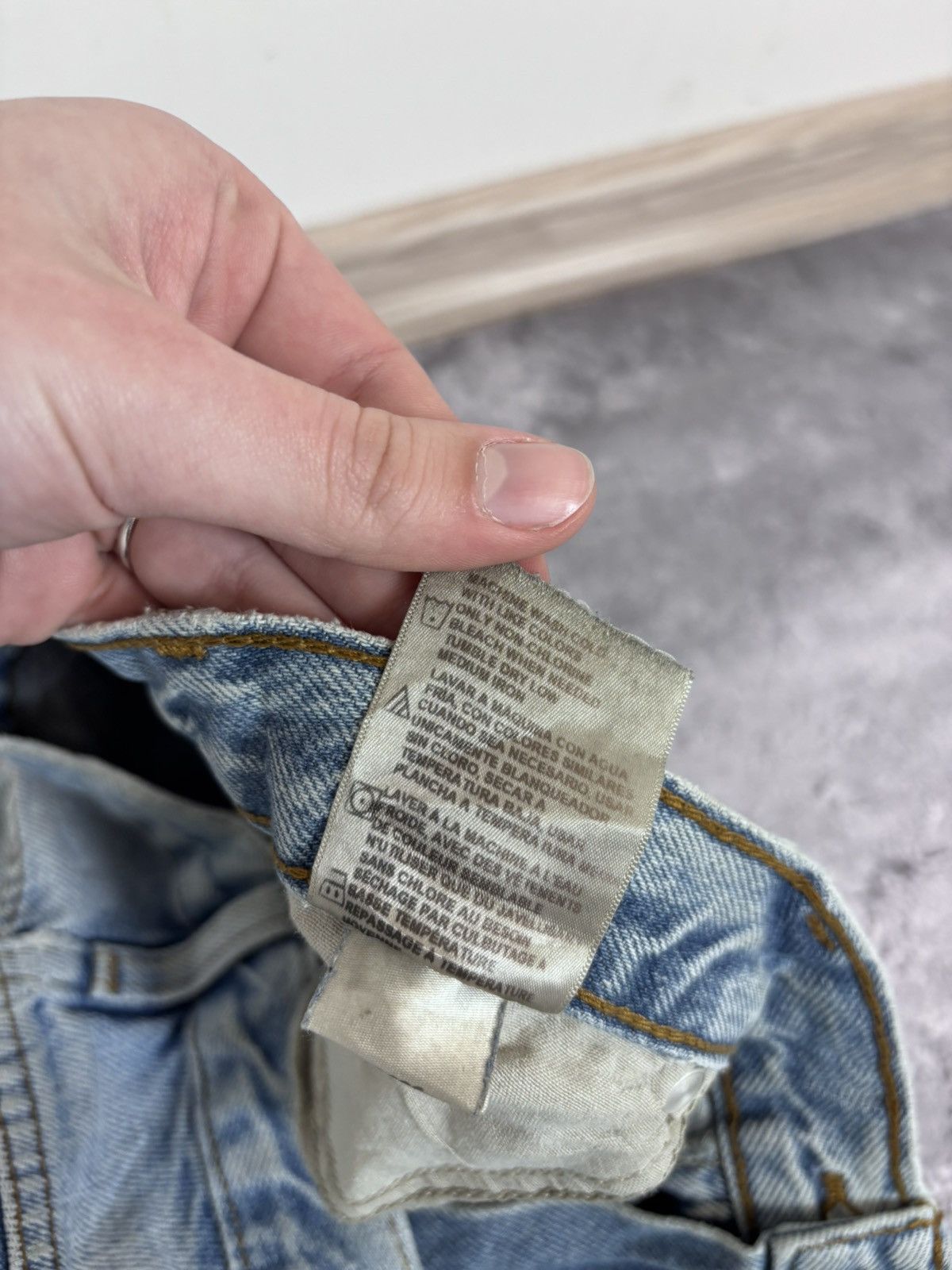 Dickies Dickies Men’s Denim Jeans Faded Light Blue Distressed Size US 38 / EU 54 - 21 Thumbnail