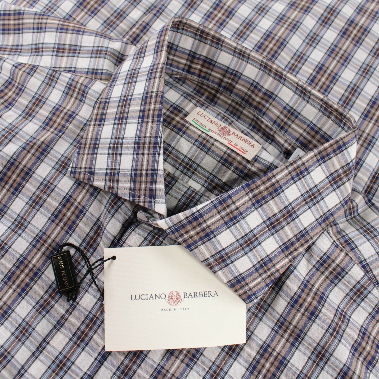 Luciano Barbera Luciano Barbera New with tags Shirt Size XL US In Brown Size US XL / EU 56 / 4 - 1 Thumbnail