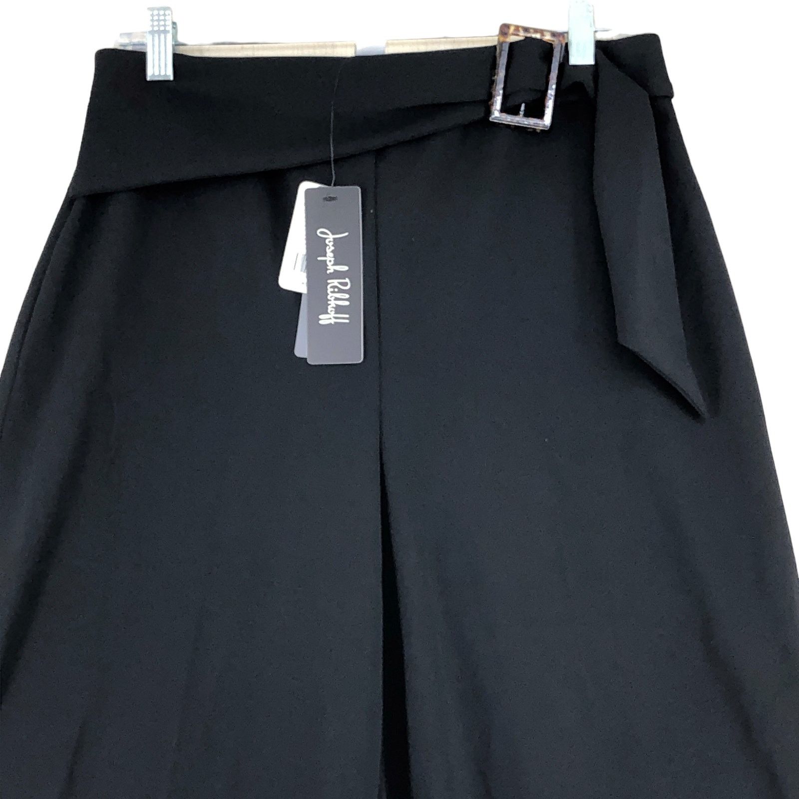 Joseph Ribkoff Joseph Ribkoff Size 10 Ella Capri Pants Wide Leg Black NEW Size 32" / US 10 / IT 46 - 2 Thumbnail