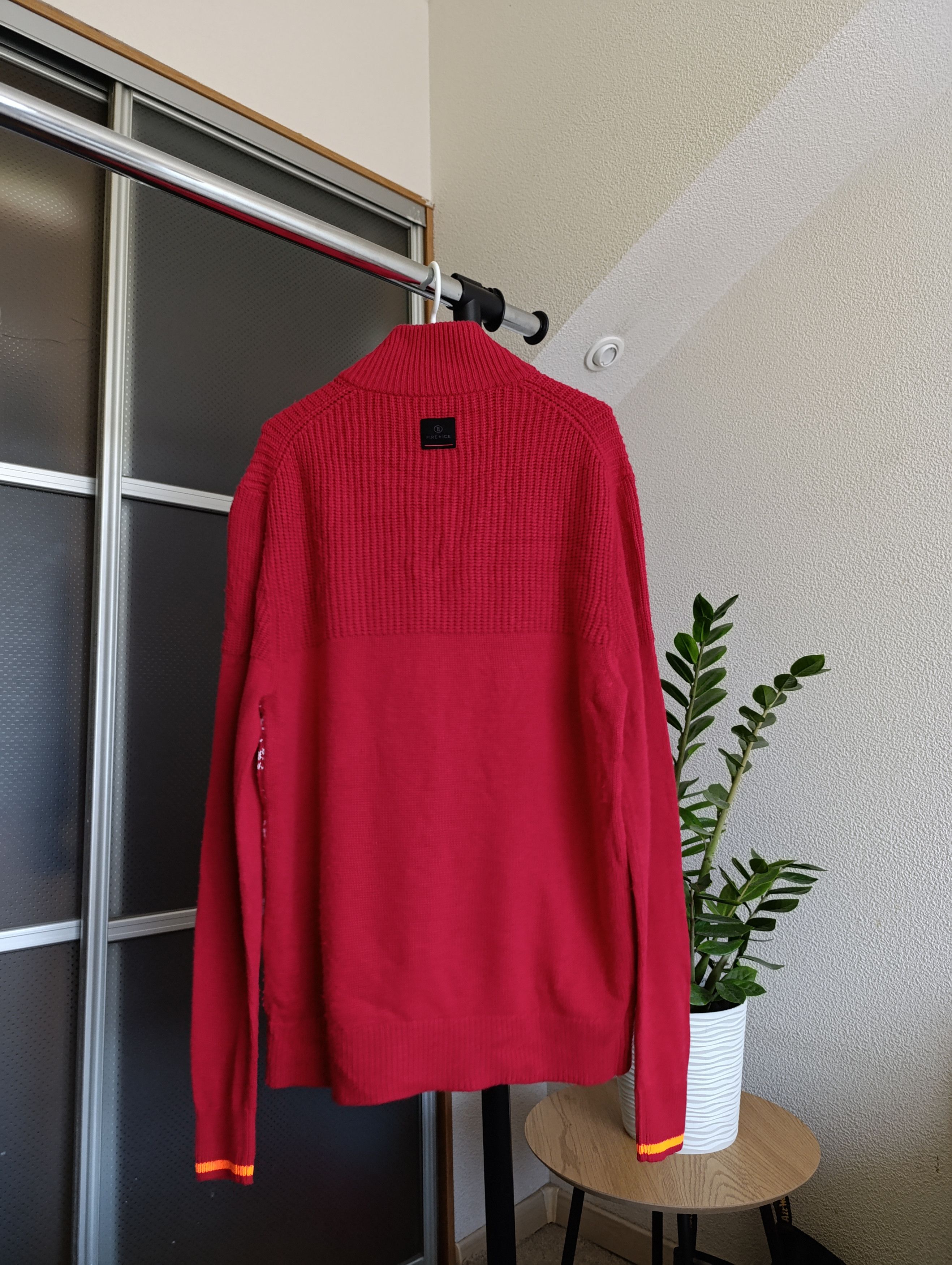 Bogner BOGNER FIRE & ICE MENS WOOL BLEND ZIP KNIT SWEATER PULLOVER Size US XL / EU 56 / 4 - 15 Thumbnail