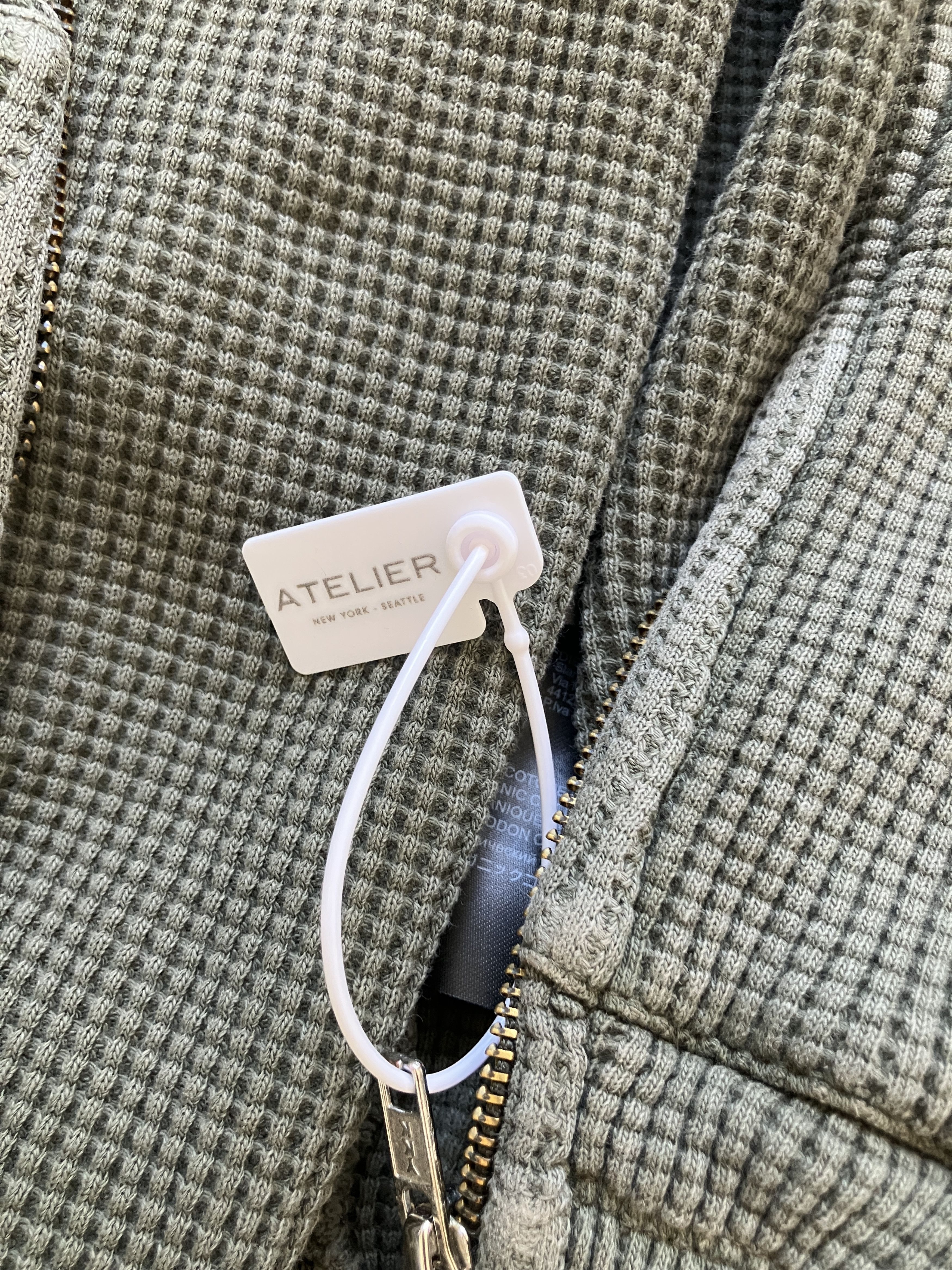 ROA ROA Bee Sun Faded Organic Waffle Zip Up Hoodie Size US M / EU 48-50 / 2 - 4 Thumbnail