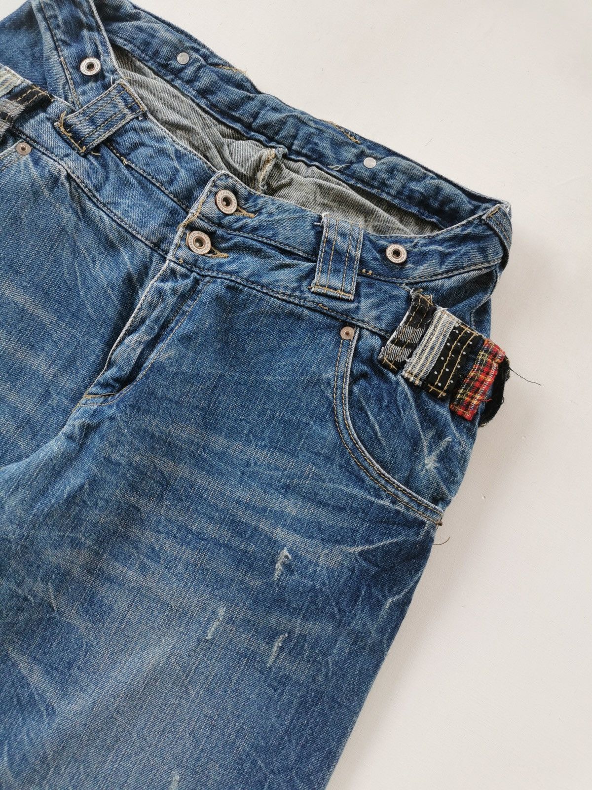 Other Unbrand Double Waist Denim Jeans Size US 28 / EU 44 - 6 Thumbnail