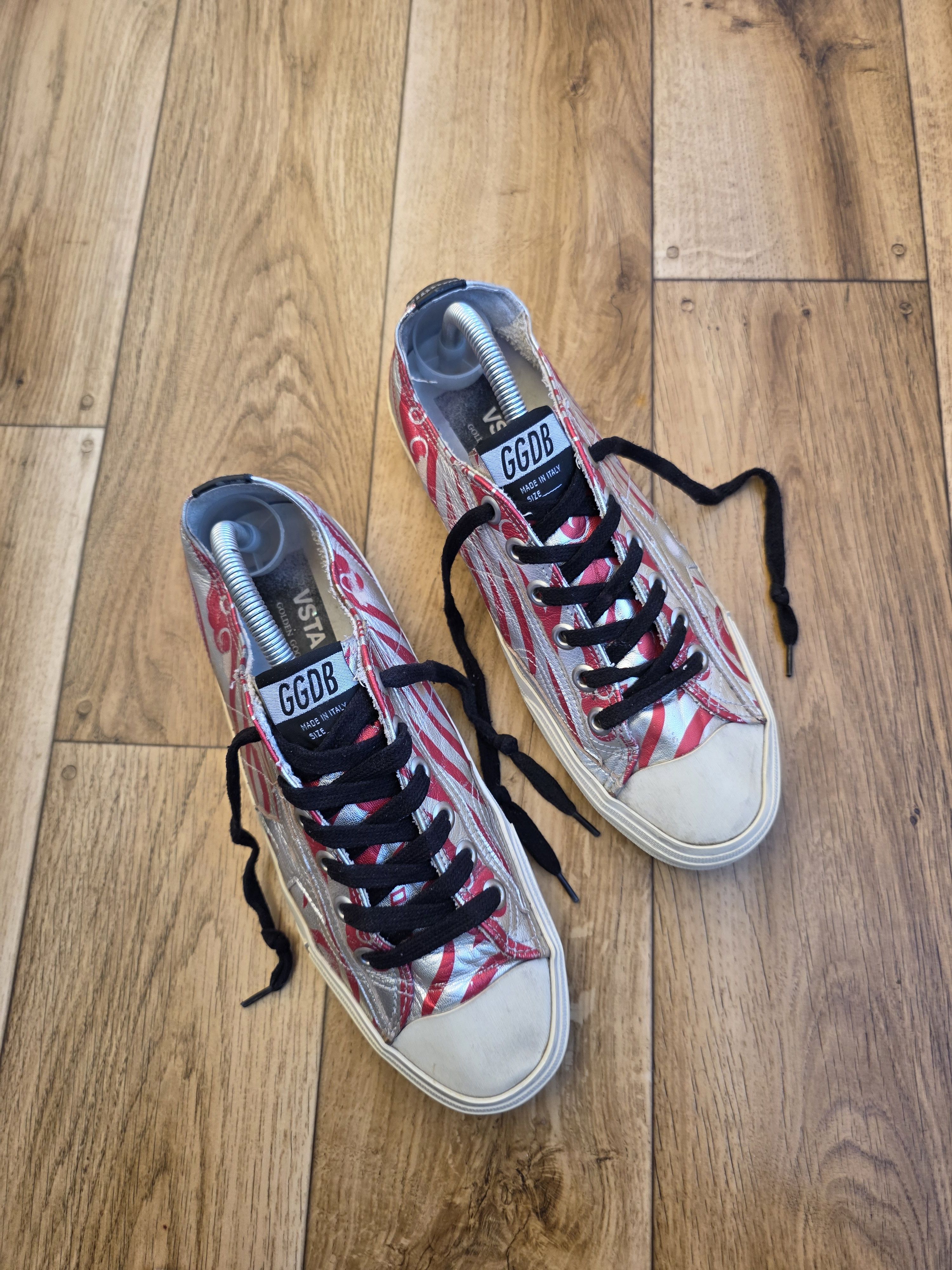 Golden Goose Golden Goose Vstar 2 Leather Sneakers Size US 7 / EU 40 - 2 Thumbnail