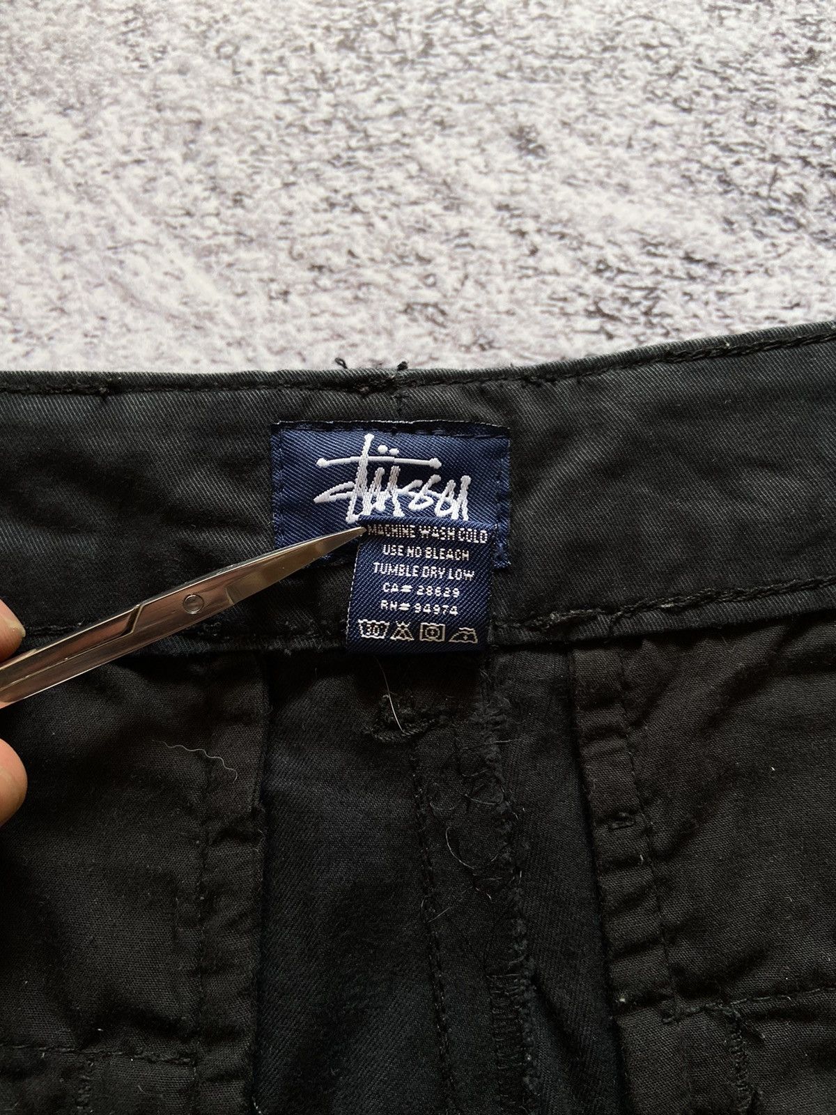 Stussy Vintage Stussy Cargo Pockets Rare Street Skate Rap Style Size US 38 / EU 54 - 9 Thumbnail