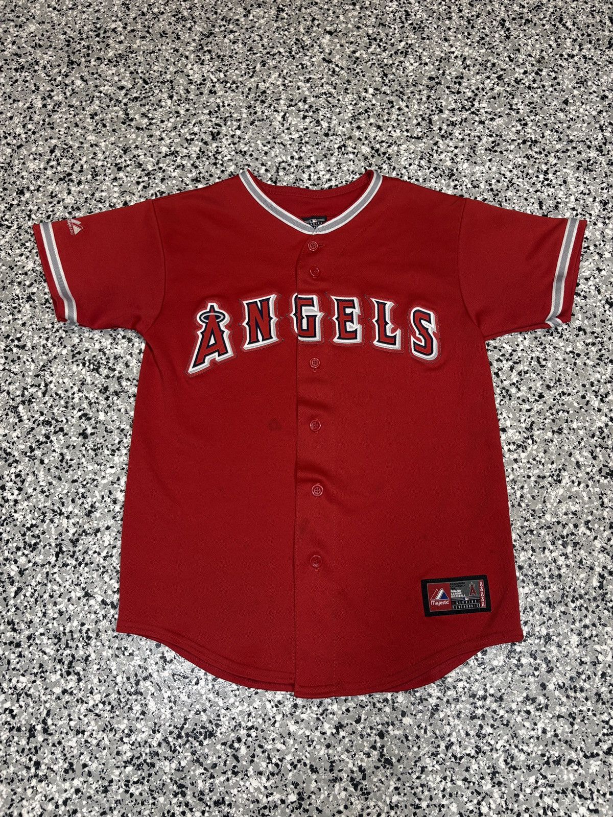 MLB Vintage MLB Anaheim Angels “TROUT #27” Jersey Size YM/L 0574 Size US M / EU 48-50 / 2 - 1 Thumbnail