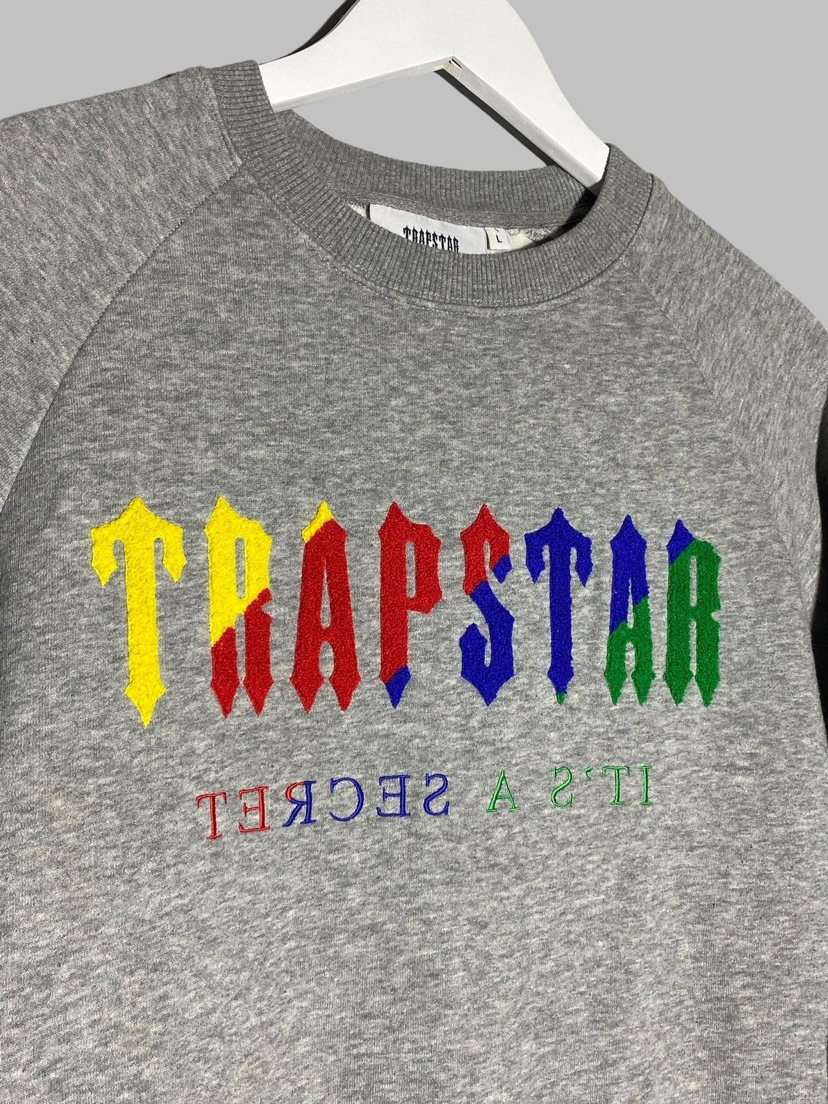 Trapstar London Trapstar Crewneck Grey Sweatshirt Size US L / EU 52-54 / 3 - 3 Thumbnail