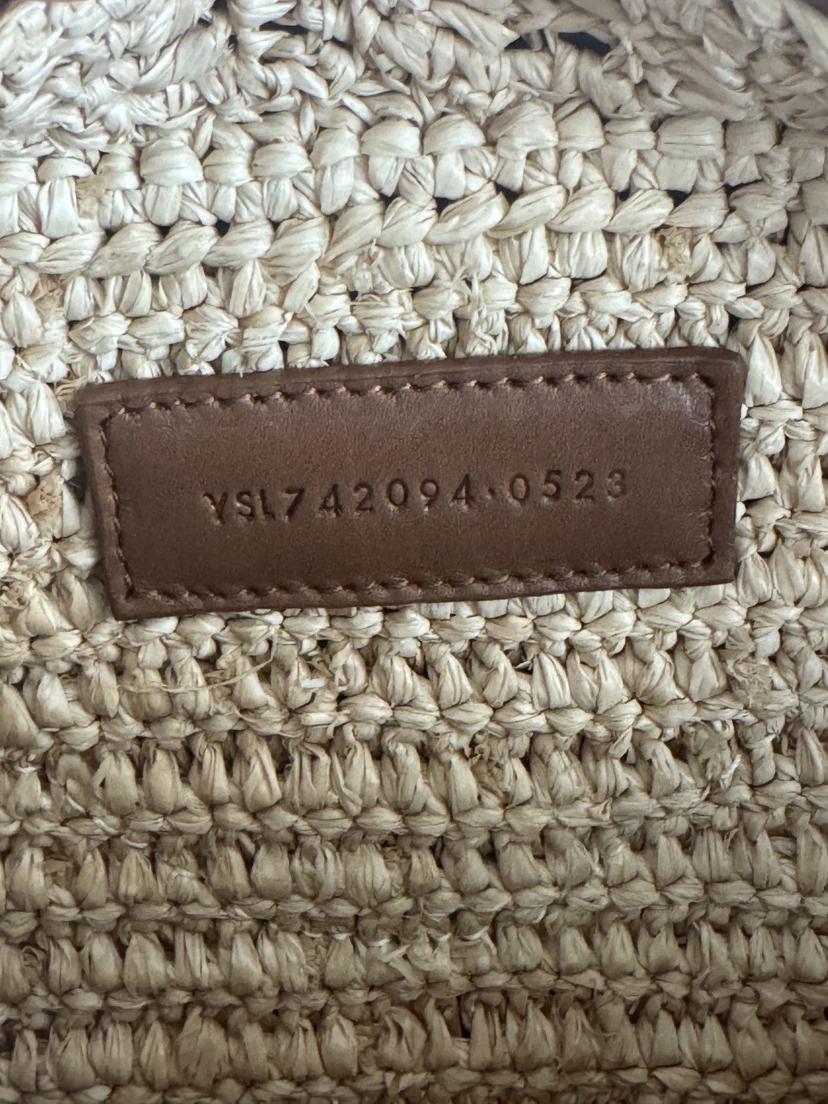 Yves Saint Laurent Saint Laurent Raffia Le Coeur Shoulder Bag Size ONE SIZE - 10 Thumbnail