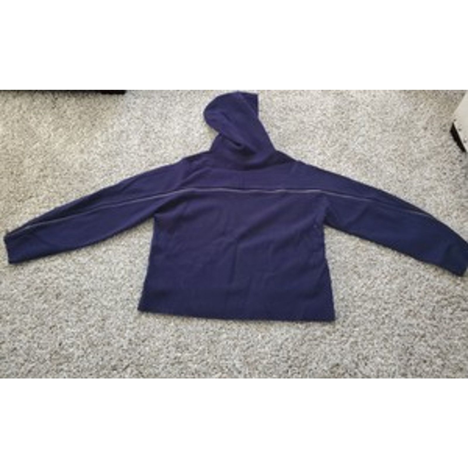 Armani Exchange A|X Armani Exchange 100% Wool Dark Blue Hooded Sweater, XL Size XL / US 12-14 / IT 48-50 - 1 Thumbnail