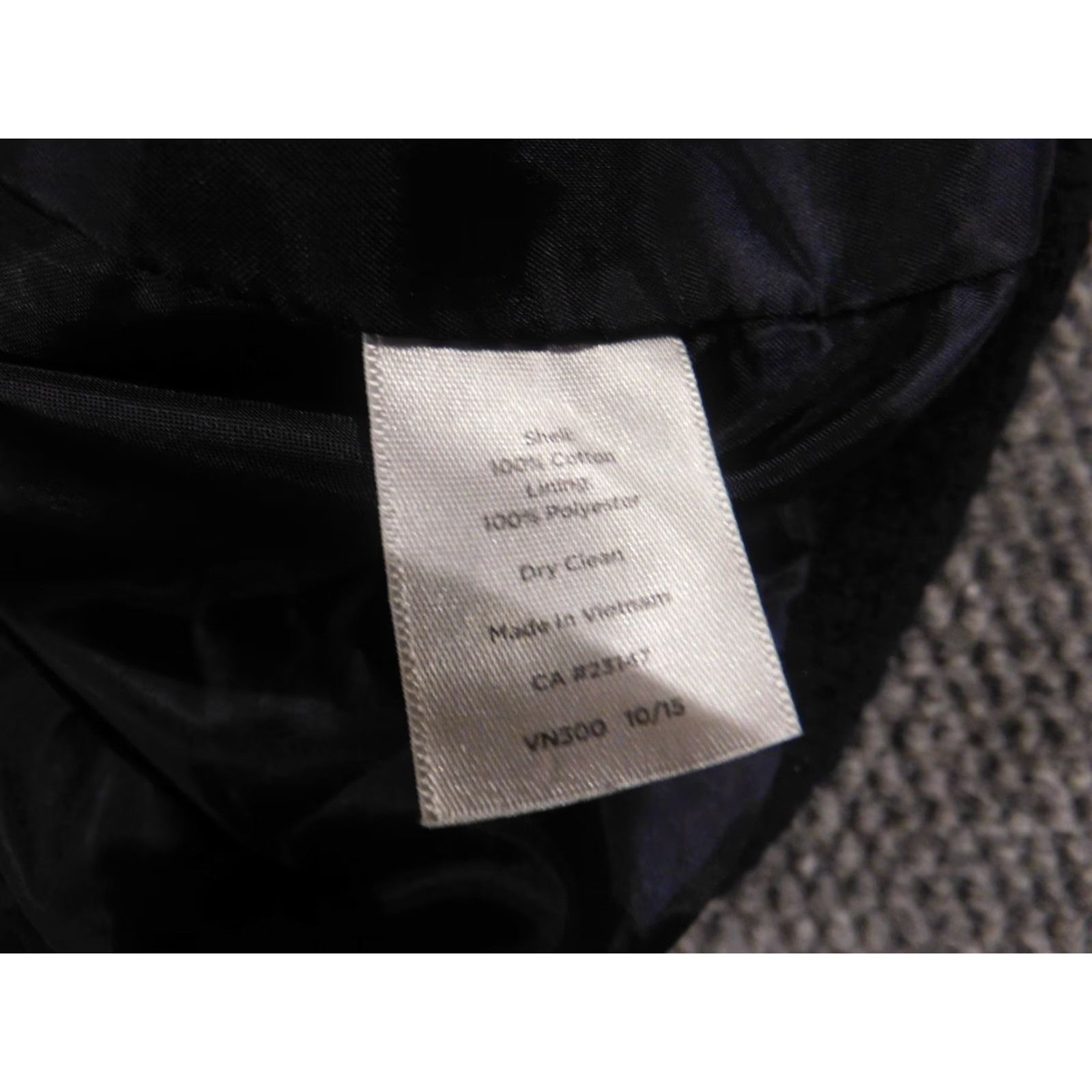Talbots Talbots Womens Blazer Jacket 14 Blue Zip Mid-Length Solid Polyester Wool Lining Casual Regular Fit Coat Size XL / US 12-14 / IT 48-50 - 7 Thumbnail