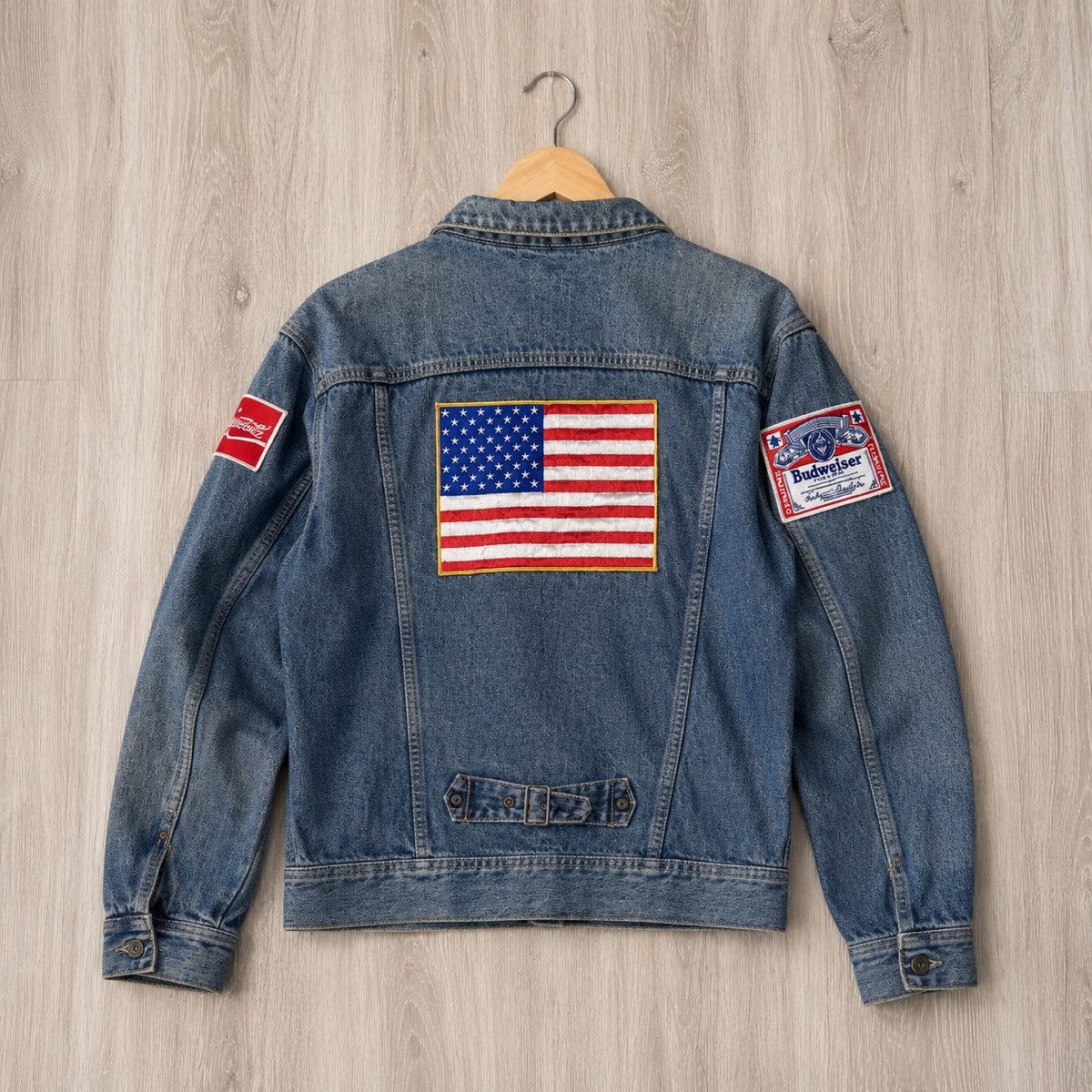Vintage Vintage 5160X Denim Jacket Budweiser Coca Cola Patch Size US M / EU 48-50 / 2 - 2 Thumbnail