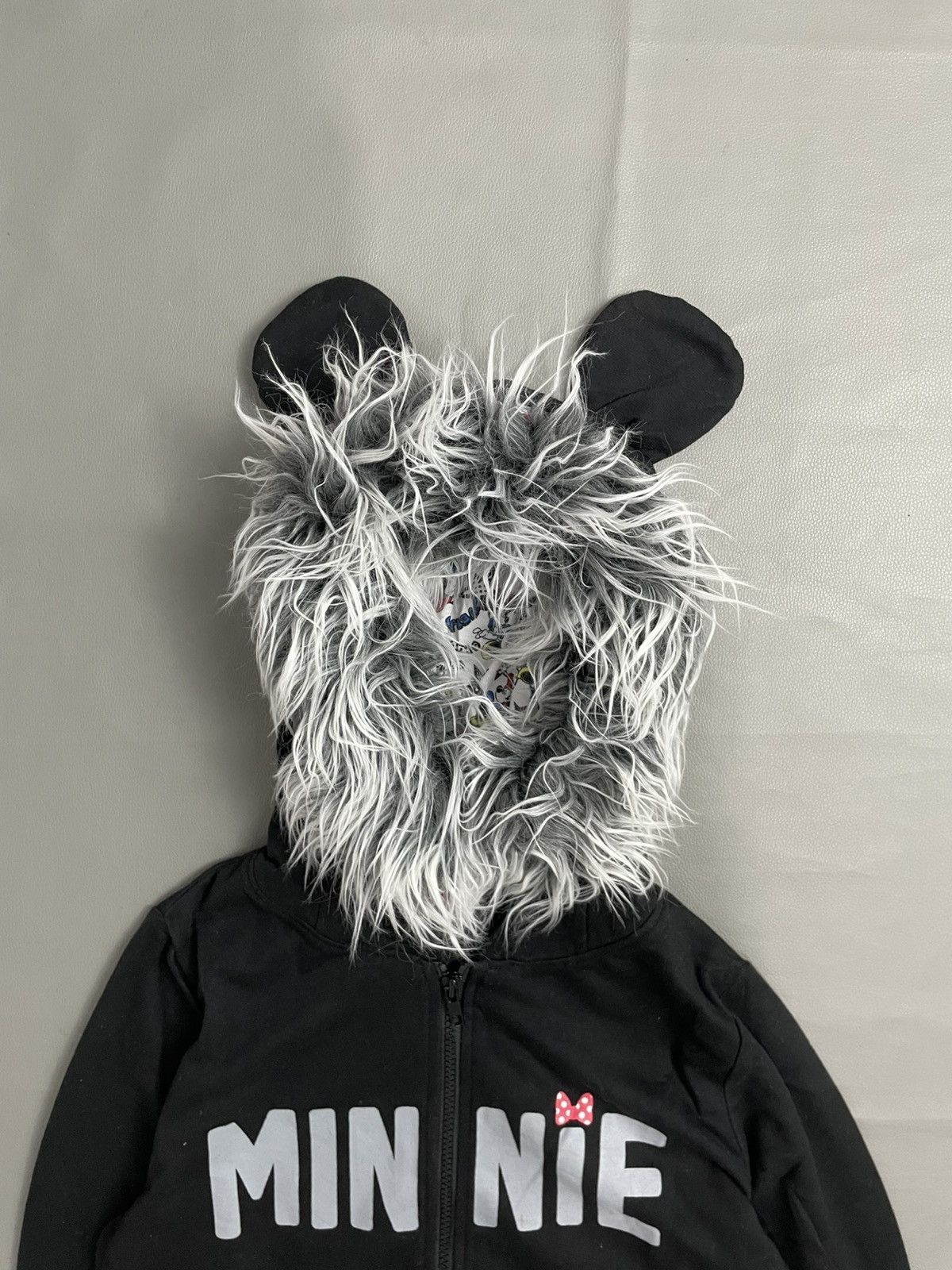 Japanese Brand Japanese Mickey Mouse Ear zip Fur Hoodie Size S / US 4 / IT 40 - 4 Thumbnail