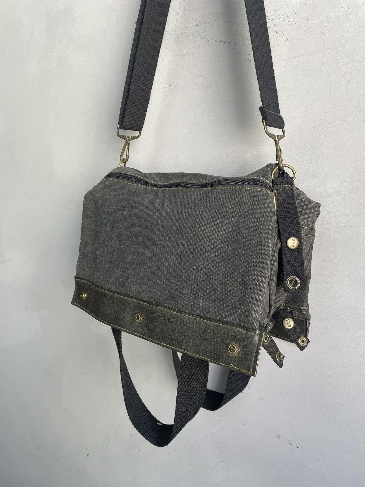 Diesel Messenger bag canvas diesel style army style y2k Size ONE SIZE - 5 Thumbnail