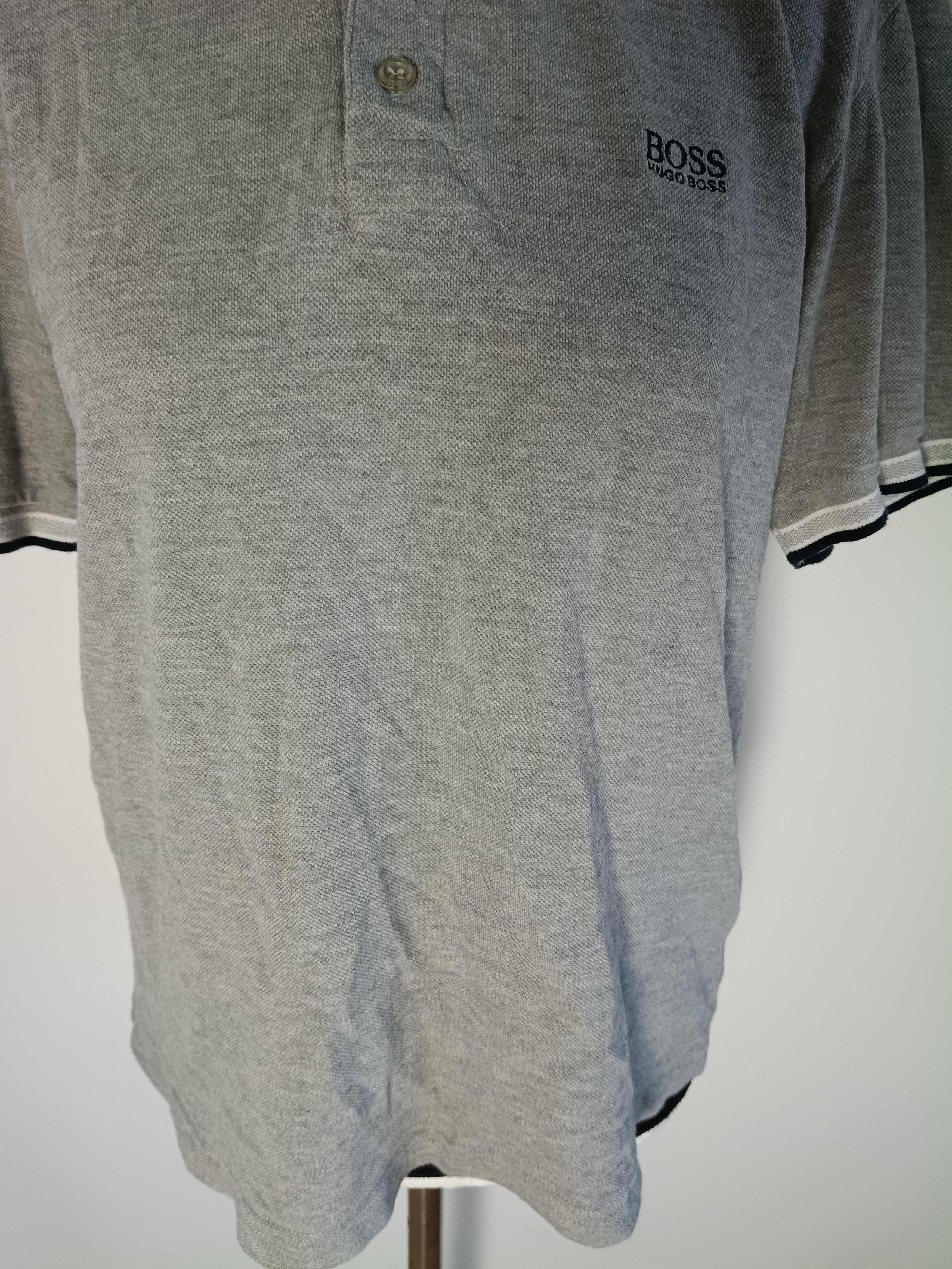 Hugo Boss Vintage Hugo Boss polo Size US L / EU 52-54 / 3 - 3 Thumbnail