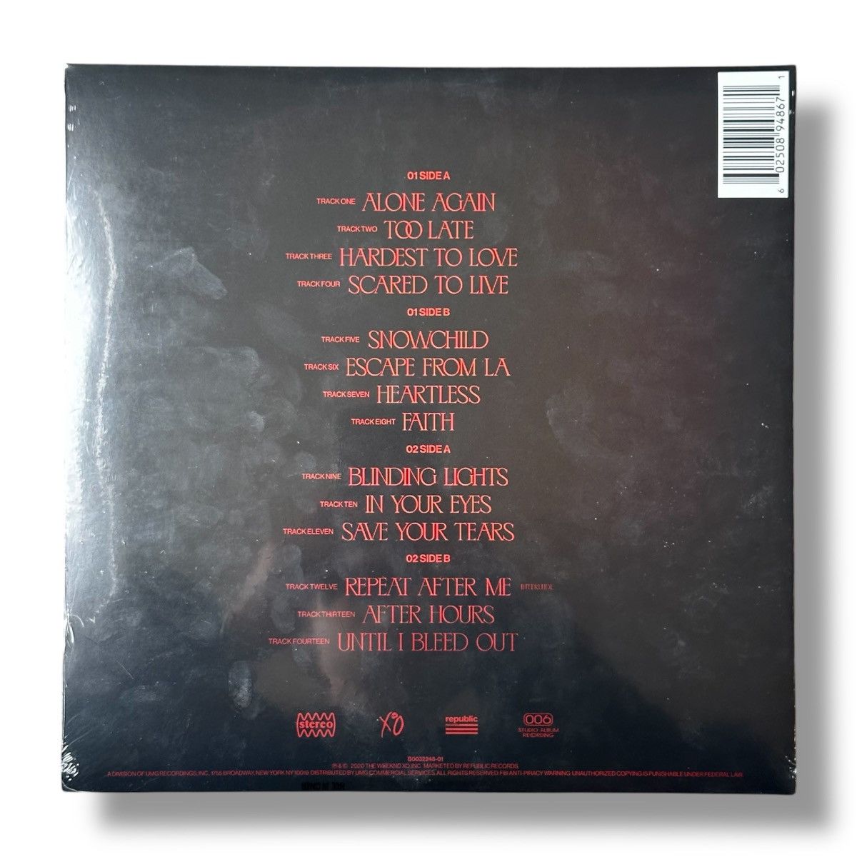 The Weeknd THE WEEKND AFTER HOURS HOLOGRAPHIC VINYL Size ONE SIZE - 2 Thumbnail