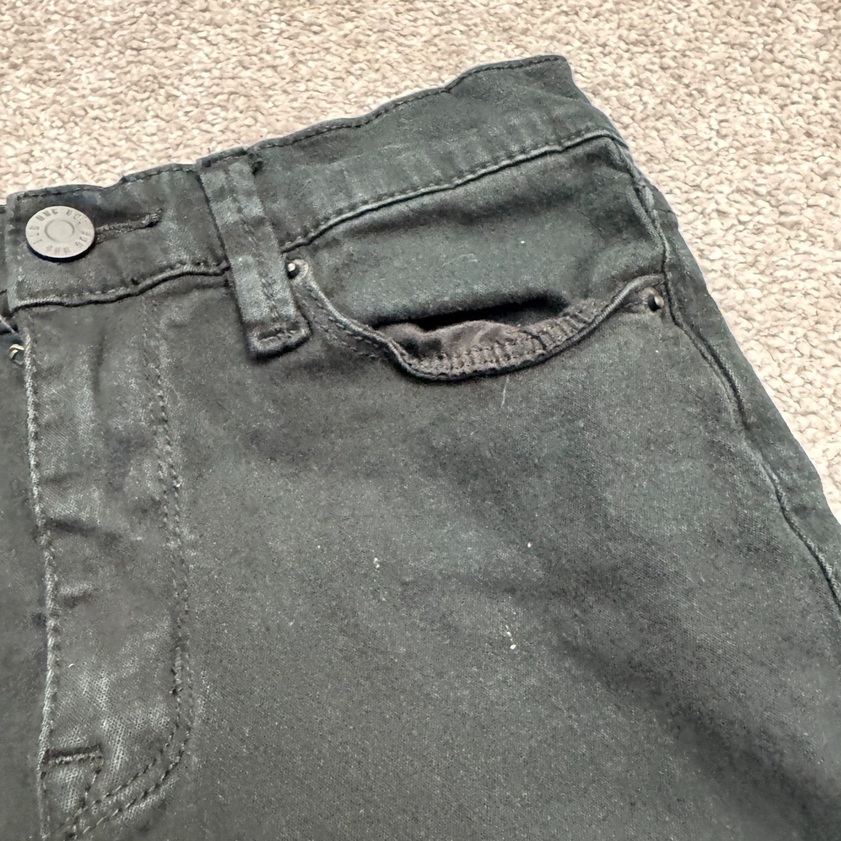 Bdg VINTAGE BDG Urban Outfitters Womens Skinny Jeans 25 Black High Rise 28 in Denim Streetwear Size 42" / US 20 - 7 Thumbnail