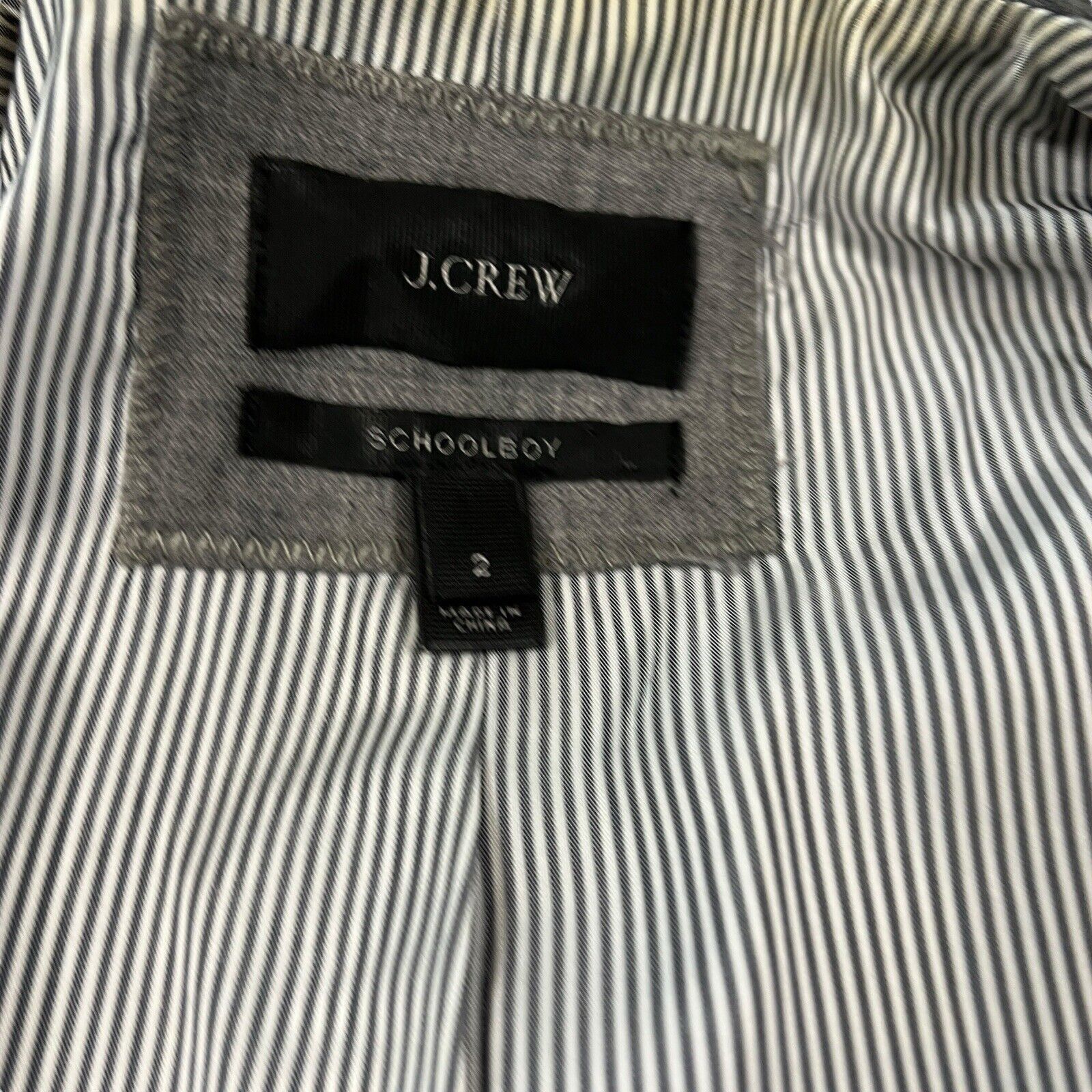 J.Crew J.Crew Blazer Womens Grey Wool Schoolboy Preppy Size 2 Size XS / US 0-2 / IT 36-38 - 5 Thumbnail