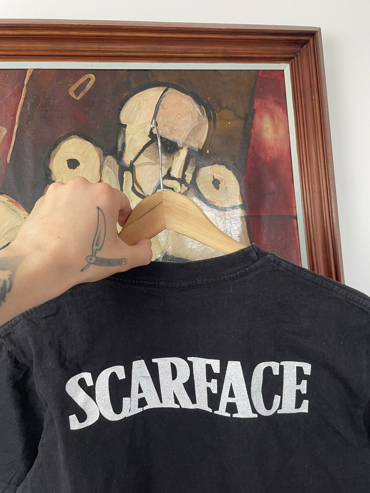 Vintage Scarface Vintage Gangsta Movie Rap Tee Tony Montana Rare Size US M / EU 48-50 / 2 - 3 Thumbnail