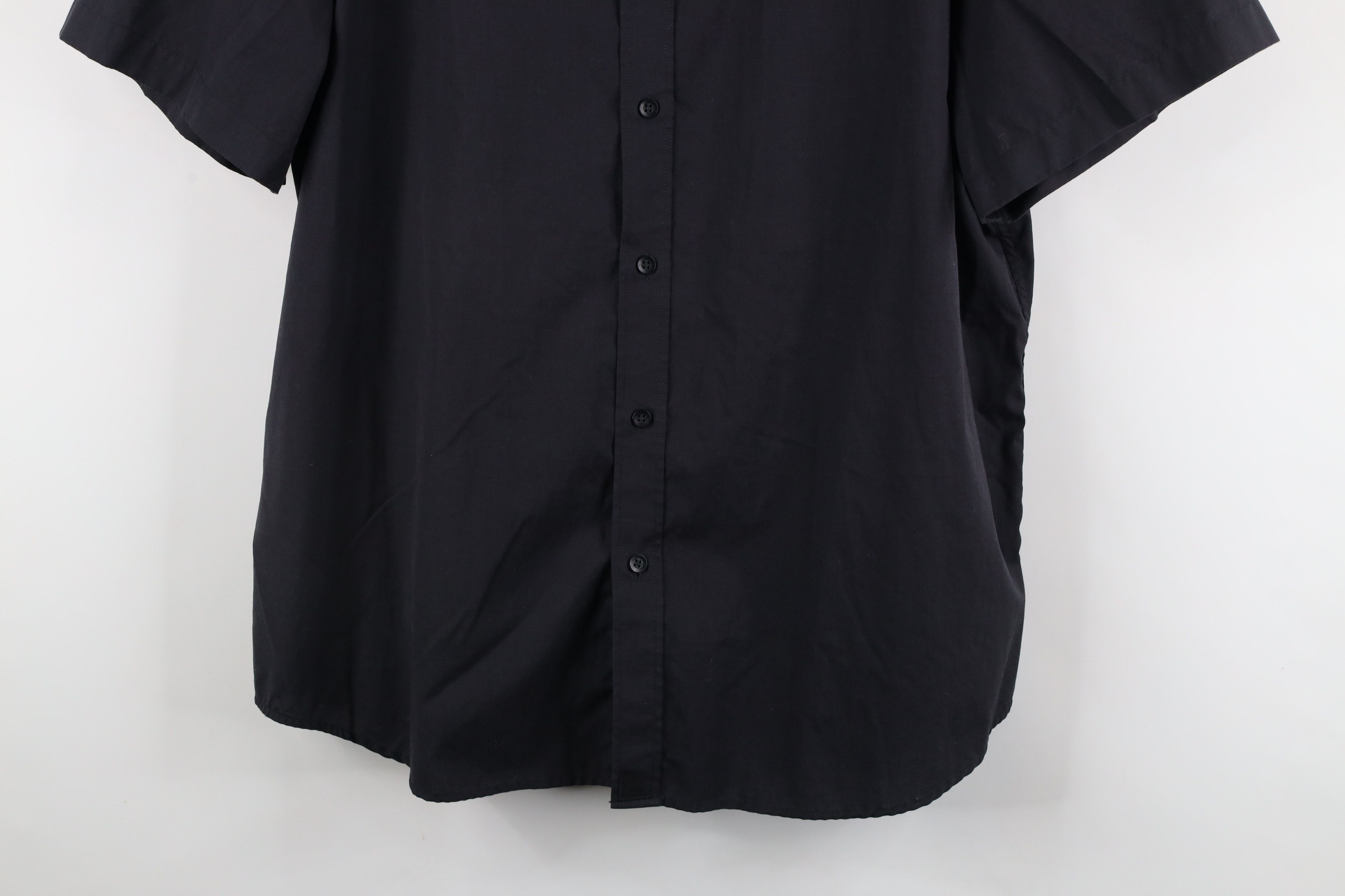 UNTUCKit × Vintage Untuckit Mens Short Sleeve Collared Button Shirt Black Size US XXL / EU 58 / 5 - 3 Thumbnail