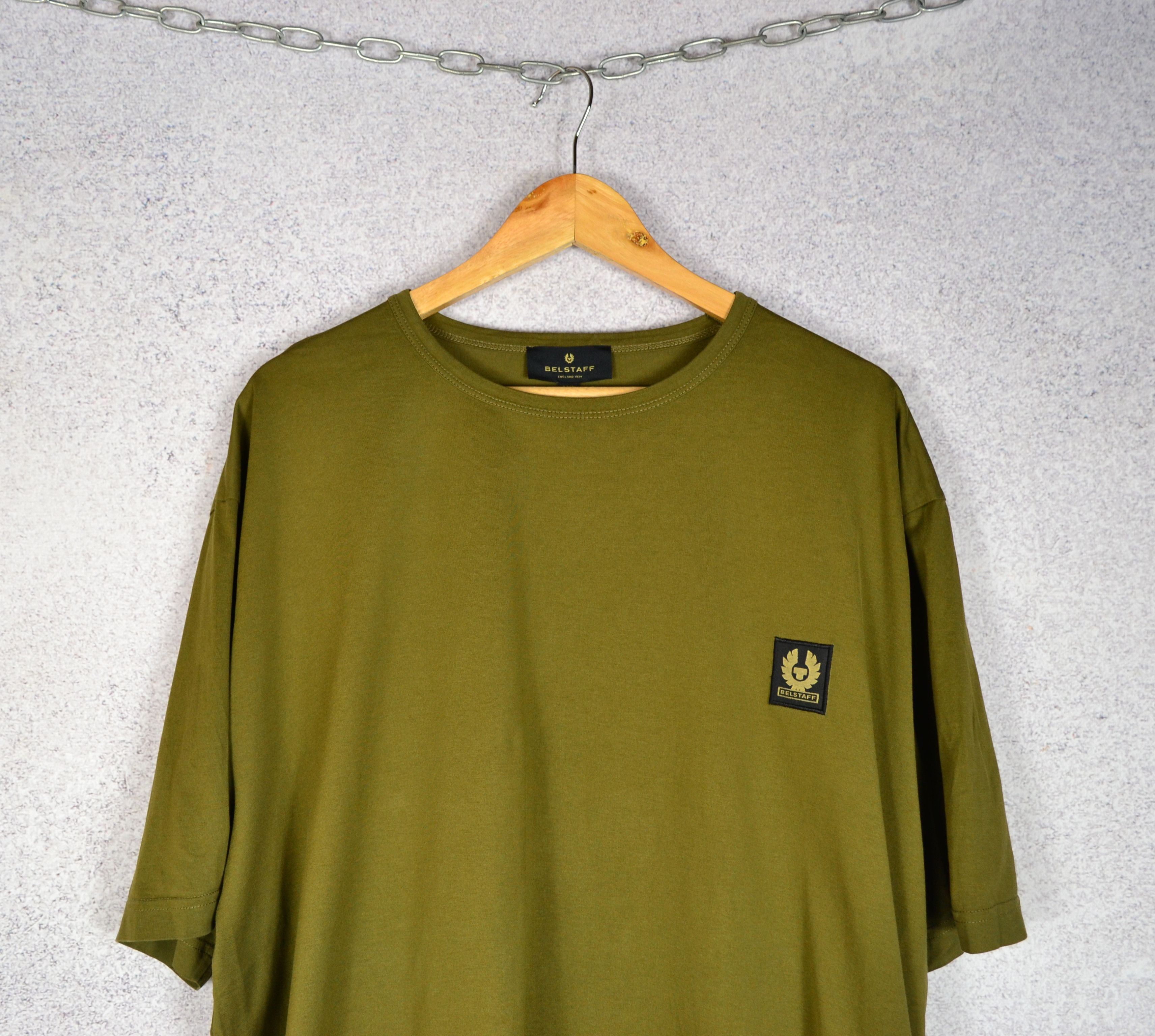 Belstaff Belstaff OliveT-Shirt Size US XXL / EU 58 / 5 - 2 Thumbnail