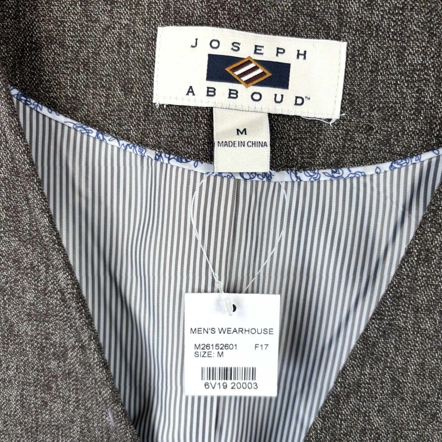 Joseph Abboud VINTAGE? Joseph Abboud Vest Mens Medium Brown Waistcoat Shirt? Size US M / EU 48-50 / 2 - 3 Thumbnail