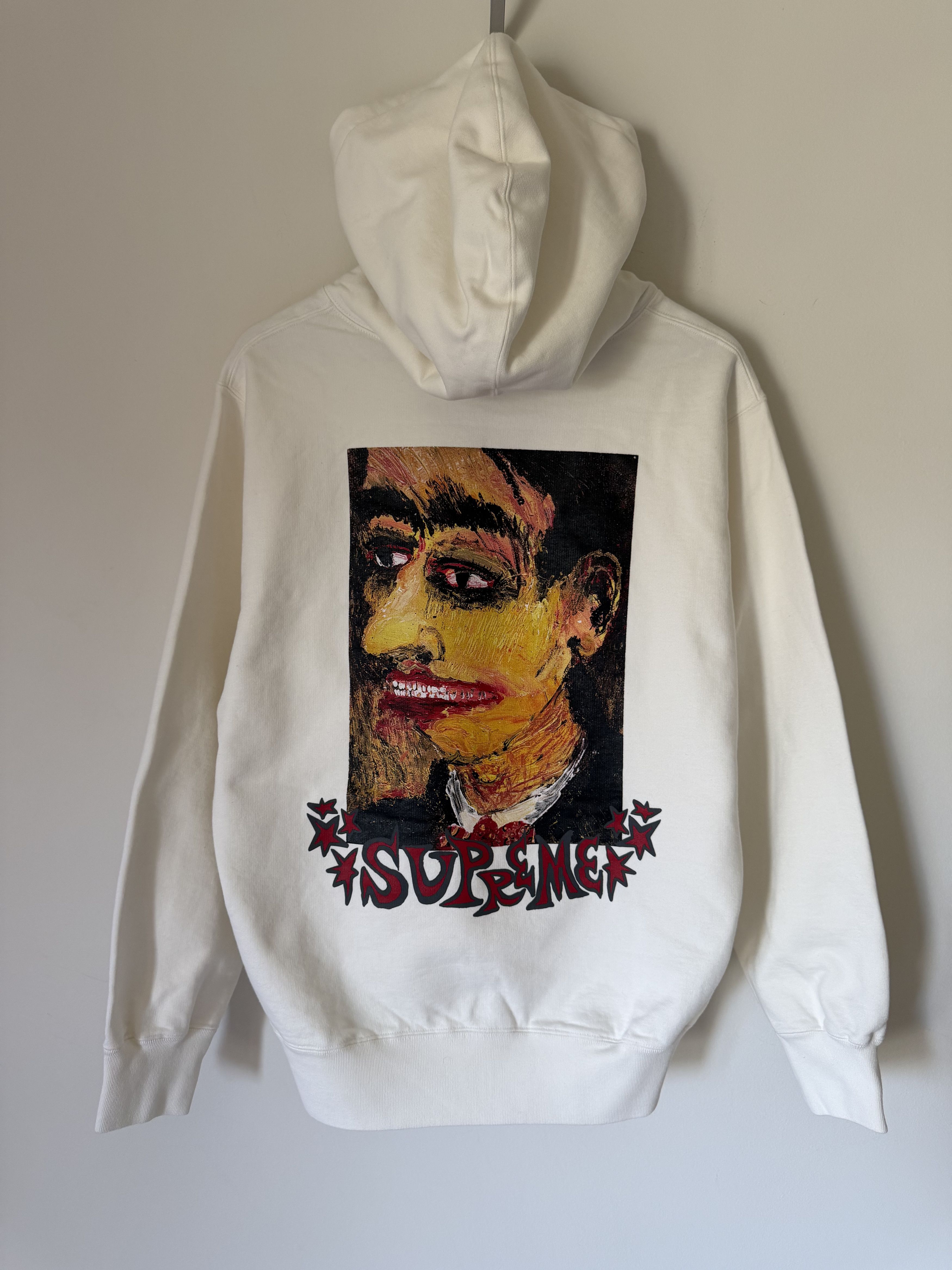 Supreme Supreme FW18 Portrait Hoodie in White Size US M / EU 48-50 / 2 - 1 Thumbnail
