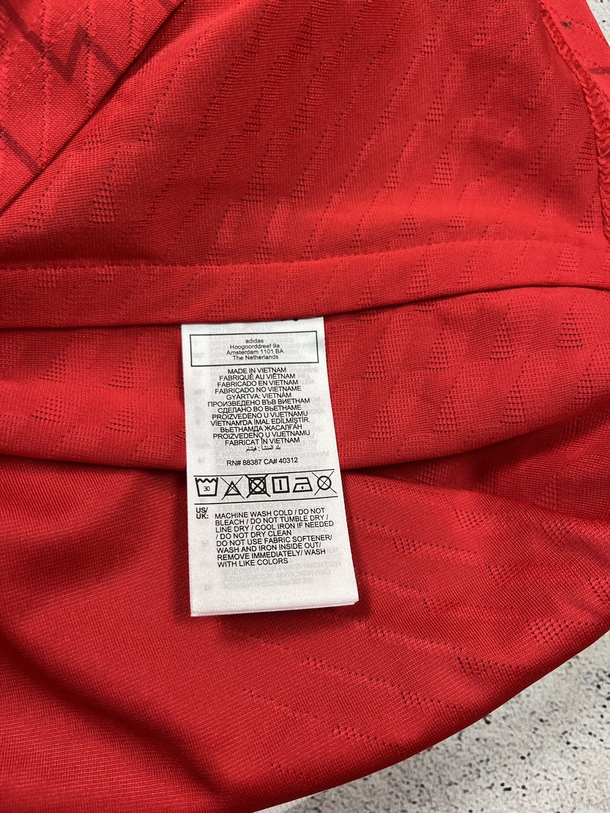 Adidas Adidas Arsenal 2023/24 Soccer Jersey #25 M.Elneny Match Worn Size US M / EU 48-50 / 2 - 10 Thumbnail