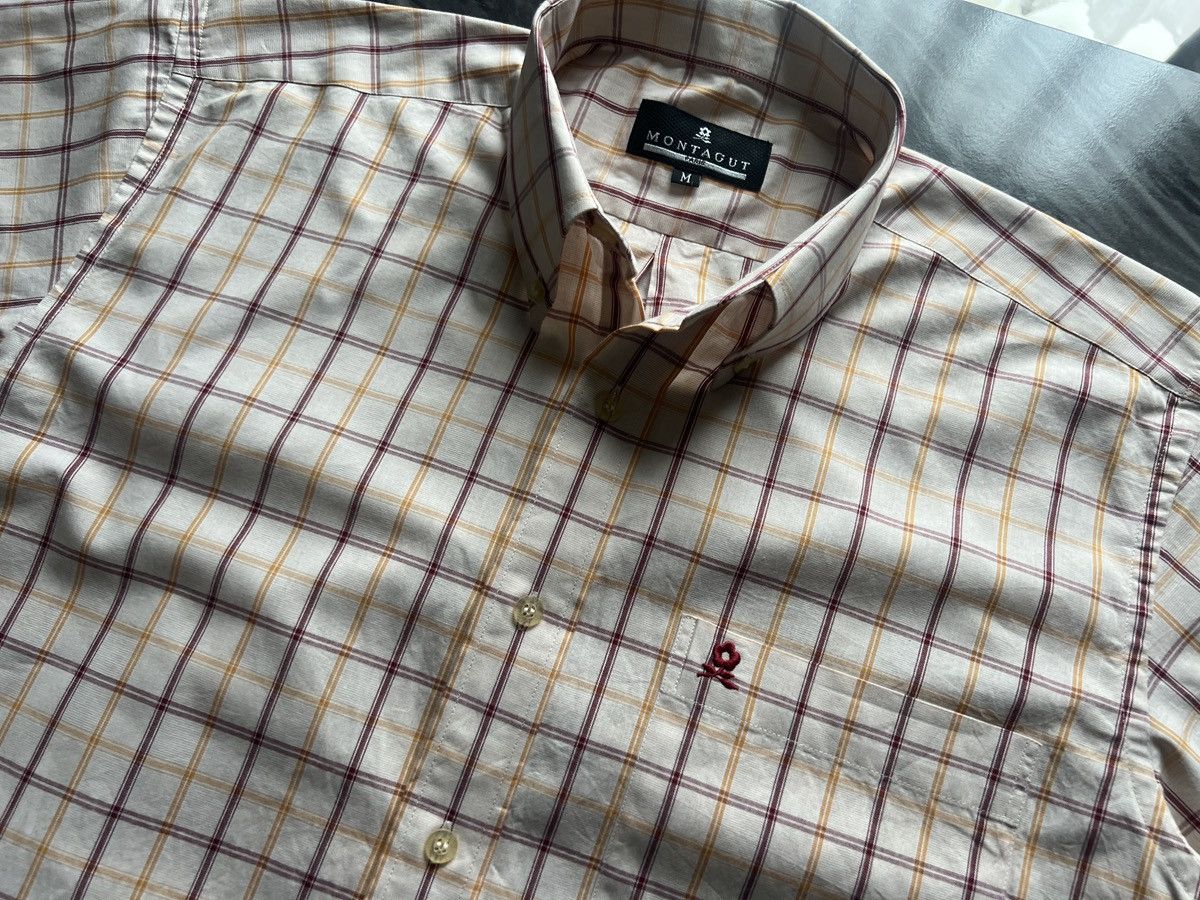 Montagut Montagut : Shirt Button Ups Check Plaid Tatan Size US M / EU 48-50 / 2 - 5 Thumbnail