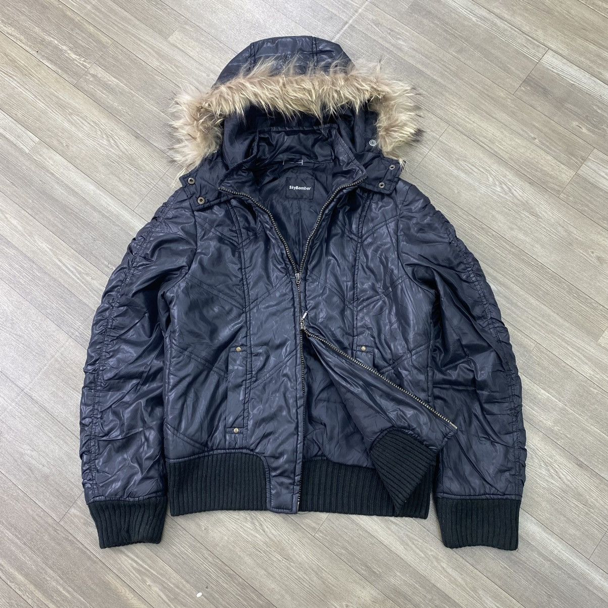 Hysteric Glamour 2000s Sky Bomber Gothic IfSixWasNine Goa Lgb Bono Fur Jacket Size US L / EU 52-54 / 3 - 3 Thumbnail