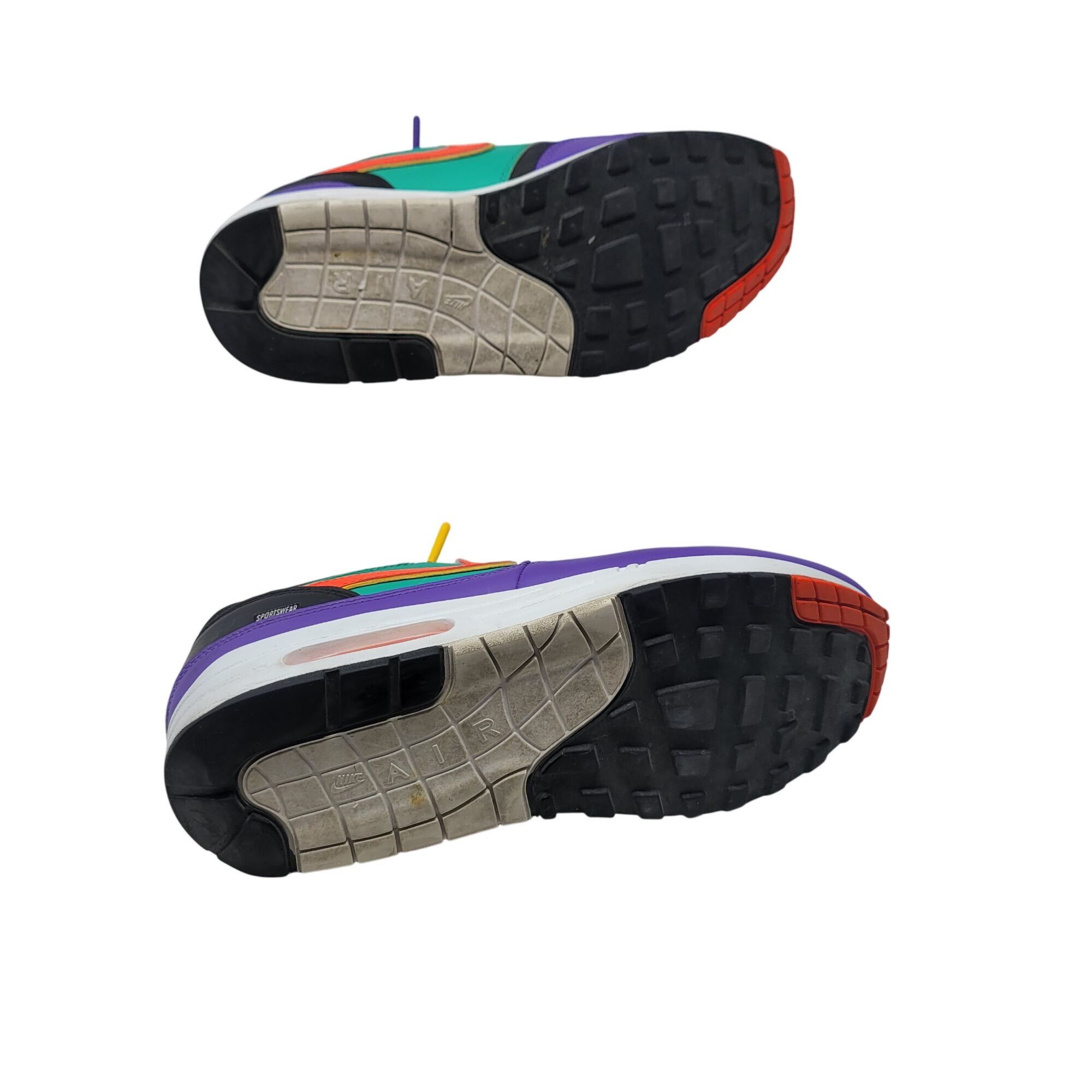 Nike Y2K Nike Air Max 1 SE Windbreaker Sneakers Sz 9.5 Multi-Colo Size US 9.5 / EU 42-43 - 13 Thumbnail