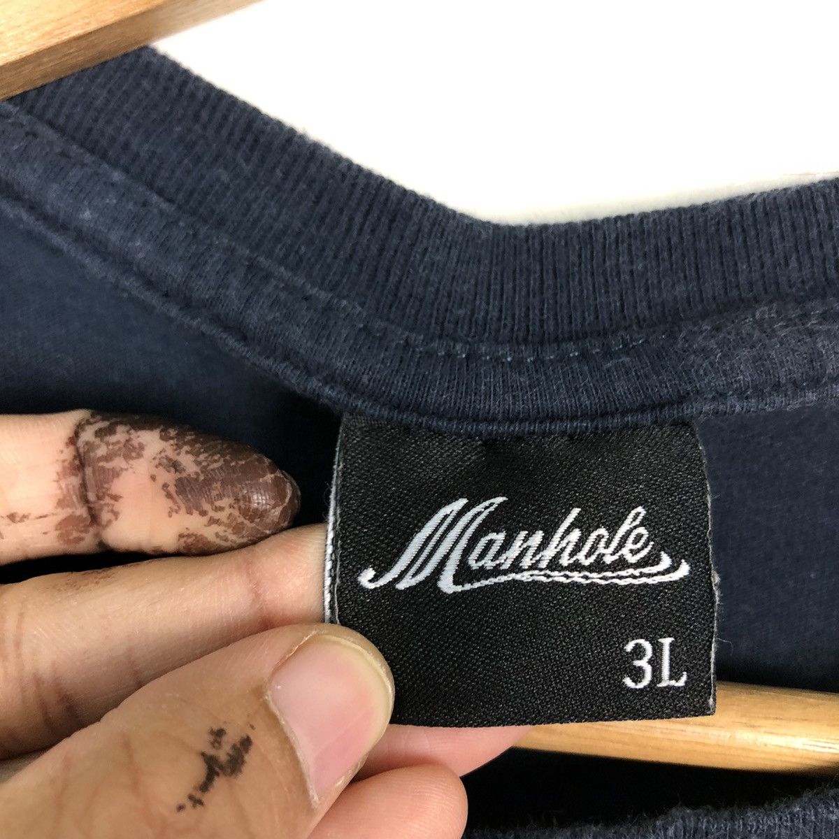 Japanese Brand VINTAGE MANHALE SUKAJAN T-SHIRT BIG LOGO TOYO ENTERPRISE Size US L / EU 52-54 / 3 - 8 Thumbnail