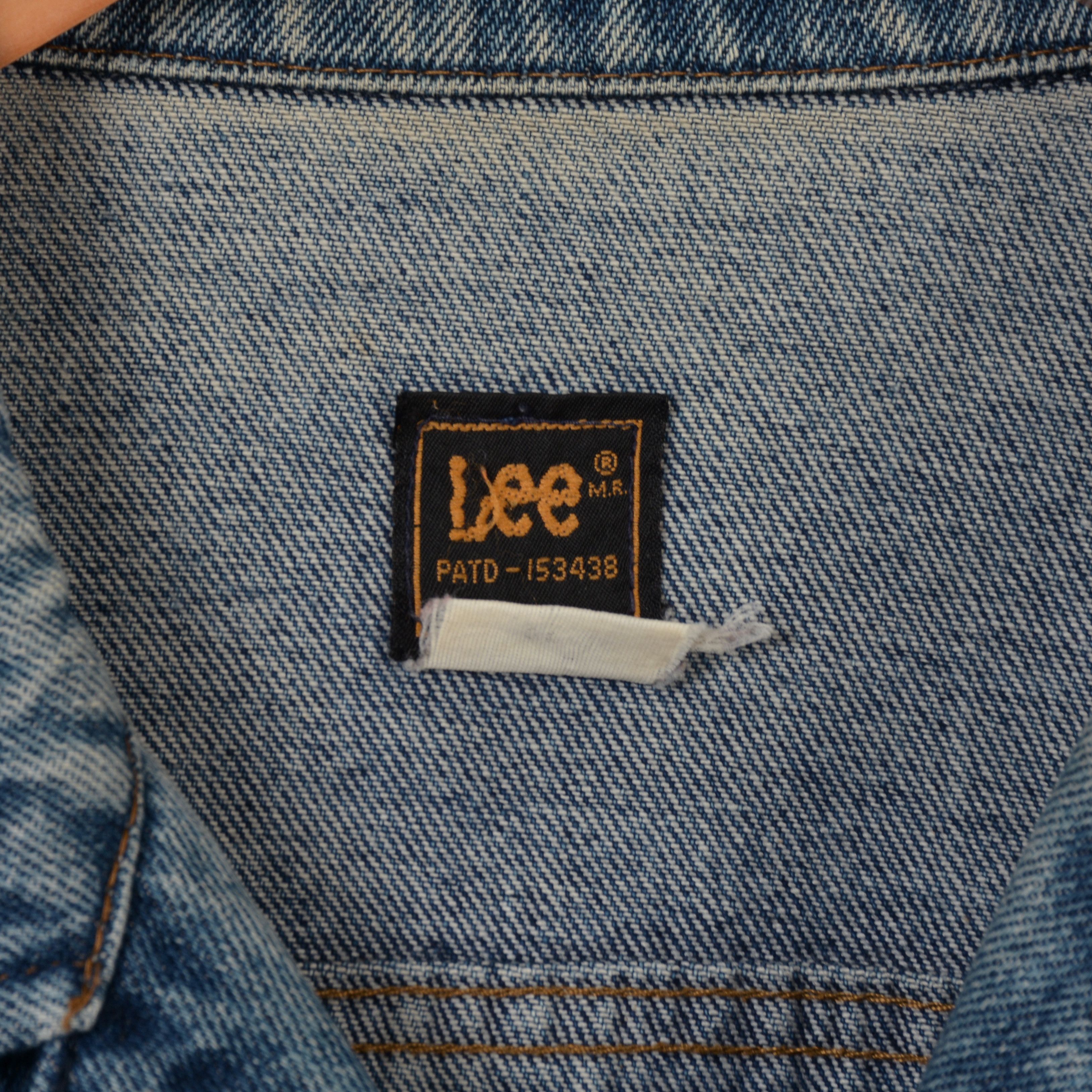 Lee Vintage denim trucker jacket by Lee Riders USA 1980 (2324) Size US L / EU 52-54 / 3 - 2 Thumbnail