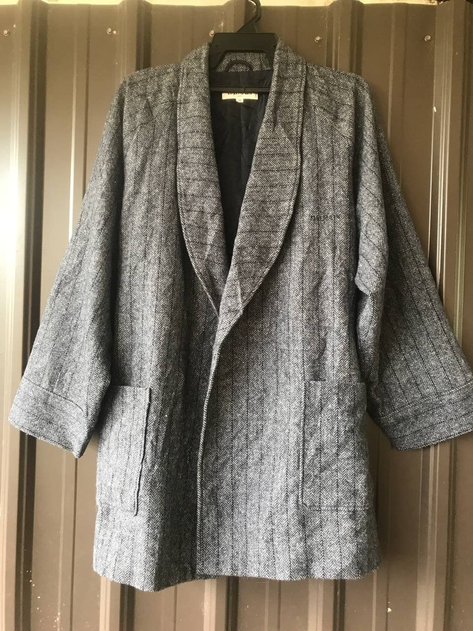 Balmain Vintage Balmain Paris Wool Bathrope Size US M / EU 48-50 / 2 - 1 Thumbnail