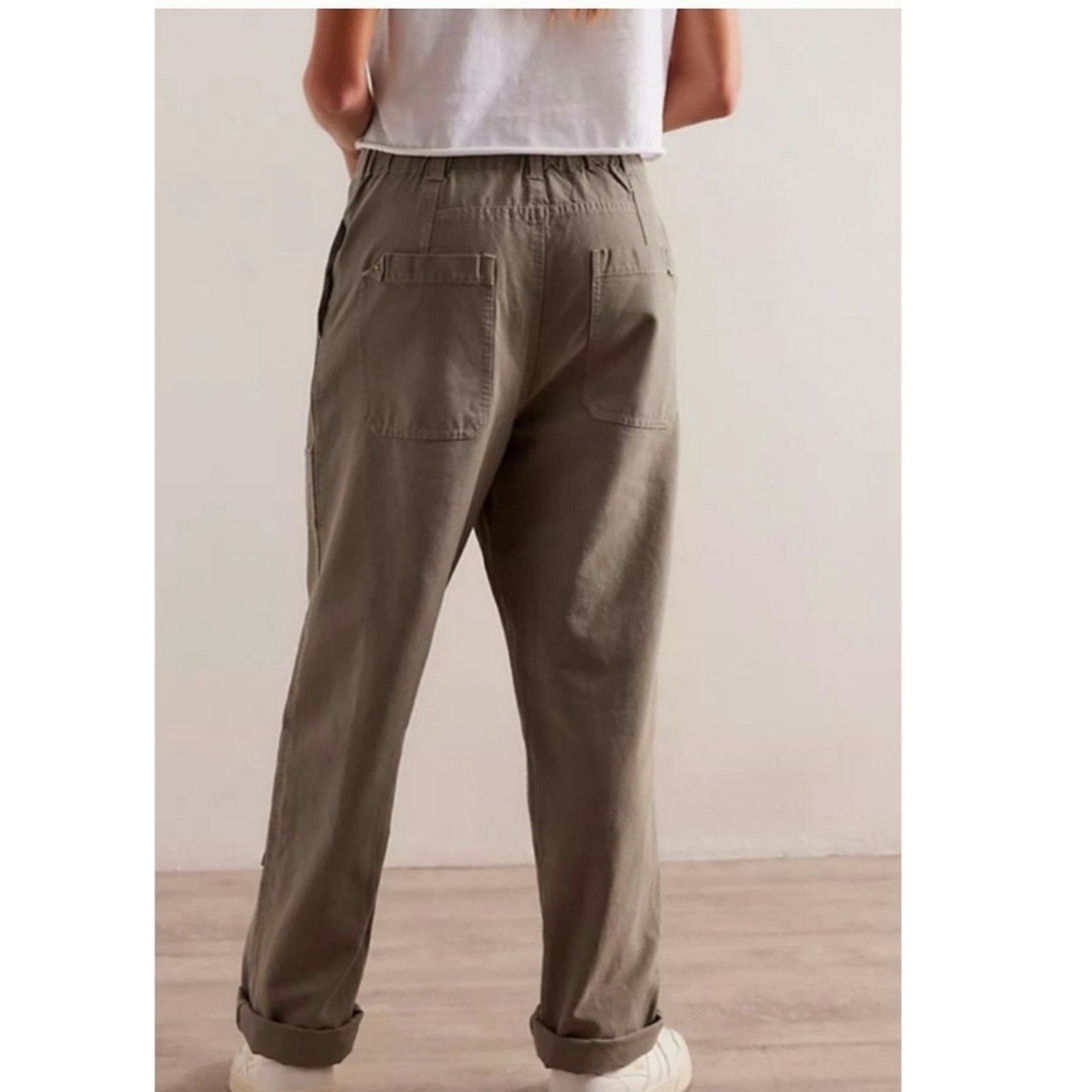 Free People NWT We The Free Hayden Carpenter Pull-On Pants $148 Medium Size 32" / US 10 / IT 46 - 4 Thumbnail