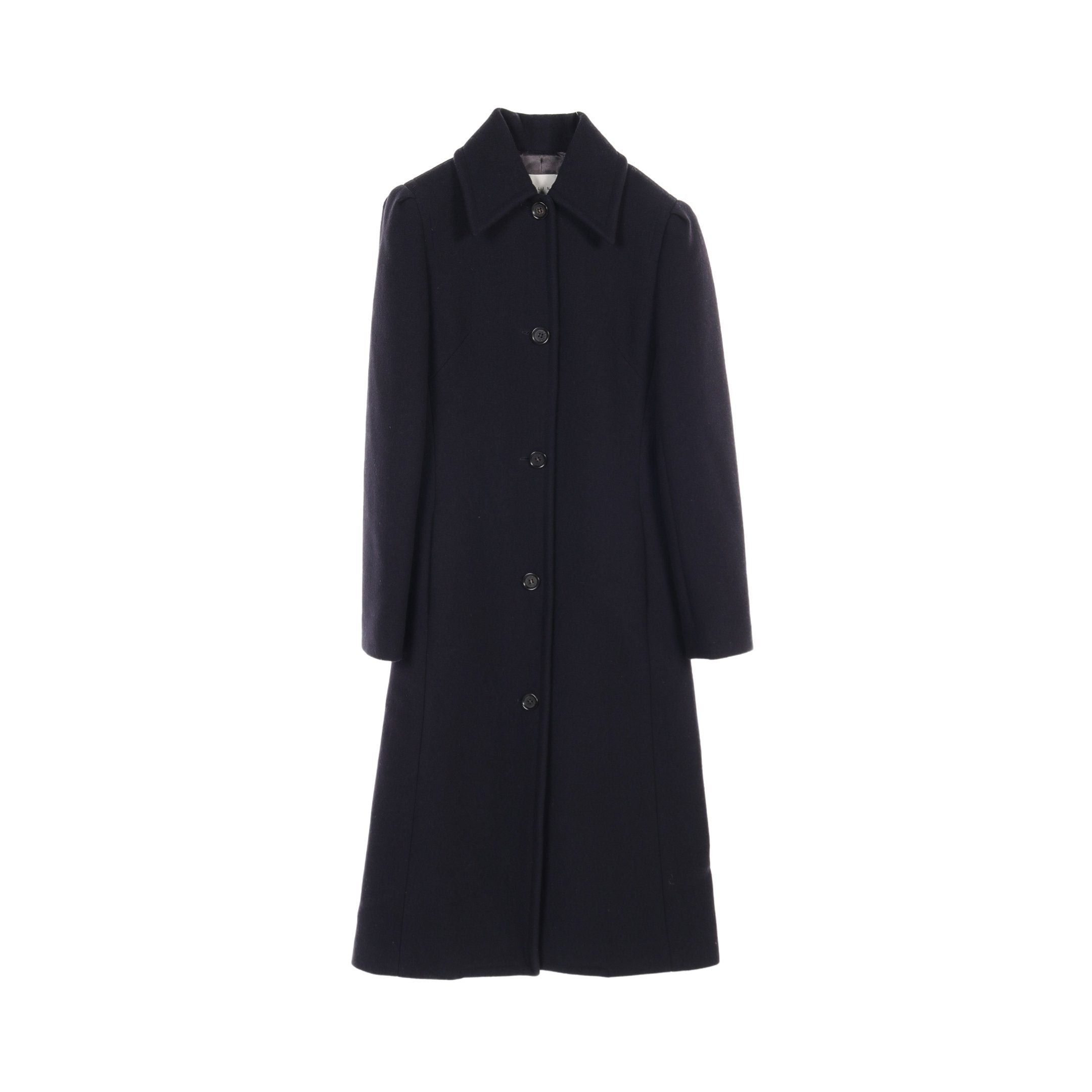 Celine Celine Convertible Collar Coat Wool Navy Size ONE SIZE - 1 Thumbnail
