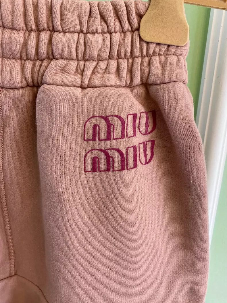 Celine MiuMiu Logo Ruffle Hem Skirt Size 22" - 2 Thumbnail