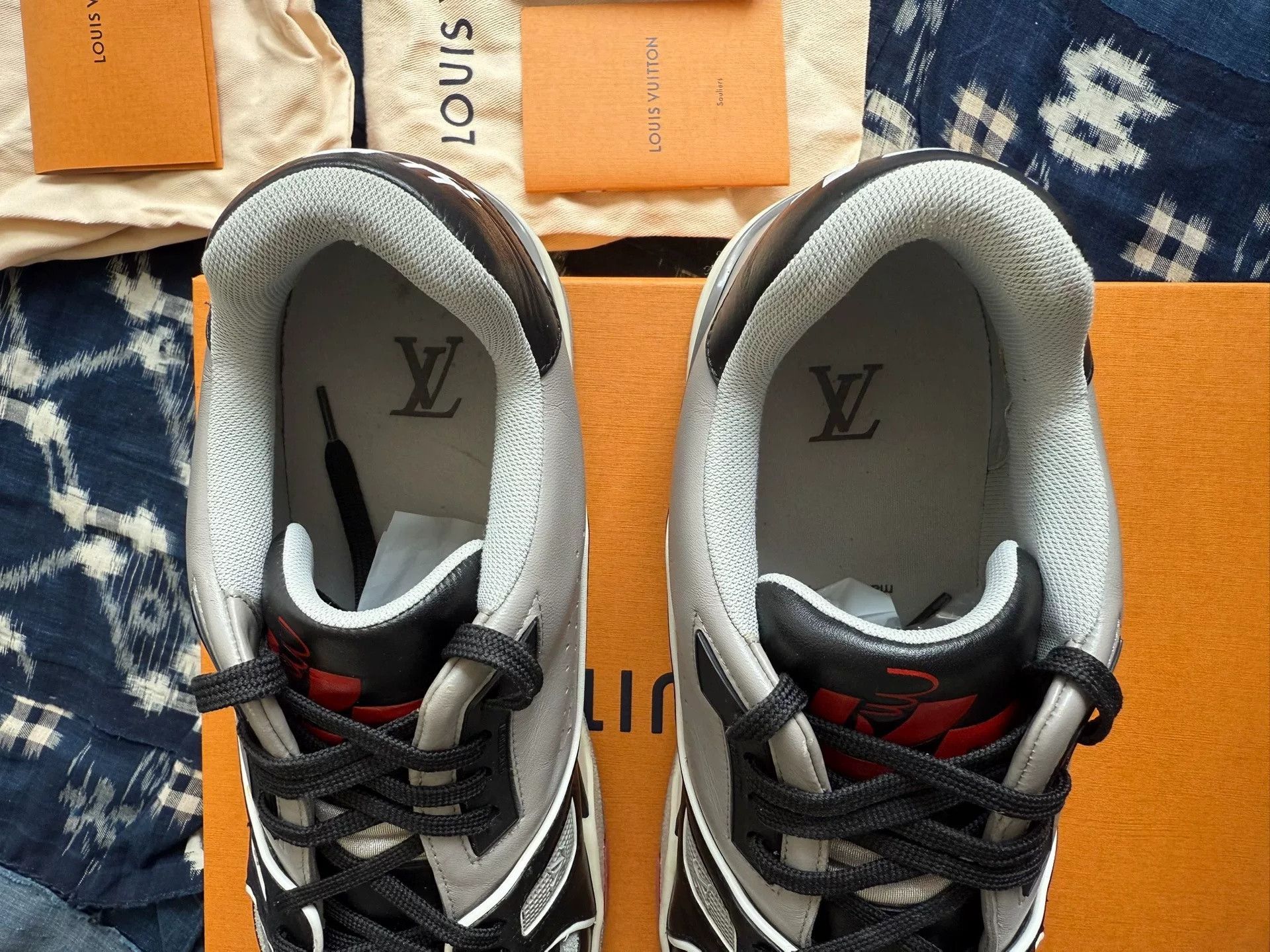 Louis Vuitton Louis Vuitton LV Trainer Black Cement Original Size US 10 / EU 43 - 7 Thumbnail