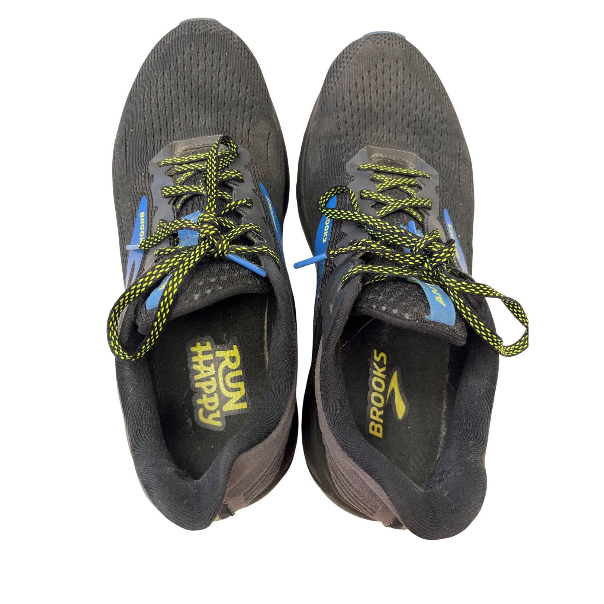 Brooks Brooks Anthem 5 mens black blue running sneakers sz 10M SKU Size US 10 / EU 43 - 13 Thumbnail