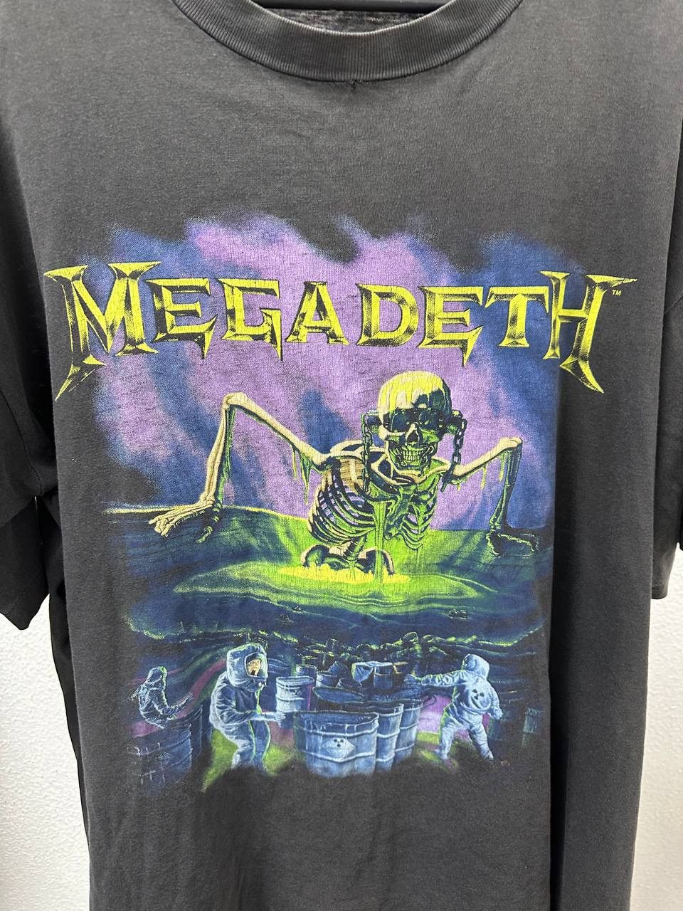 Band Tees × Megadeth × Vintage Megadeth 1989 Vintage Contaminated rare Brockum T-Shirt Size US L / EU 52-54 / 3 - 3 Thumbnail